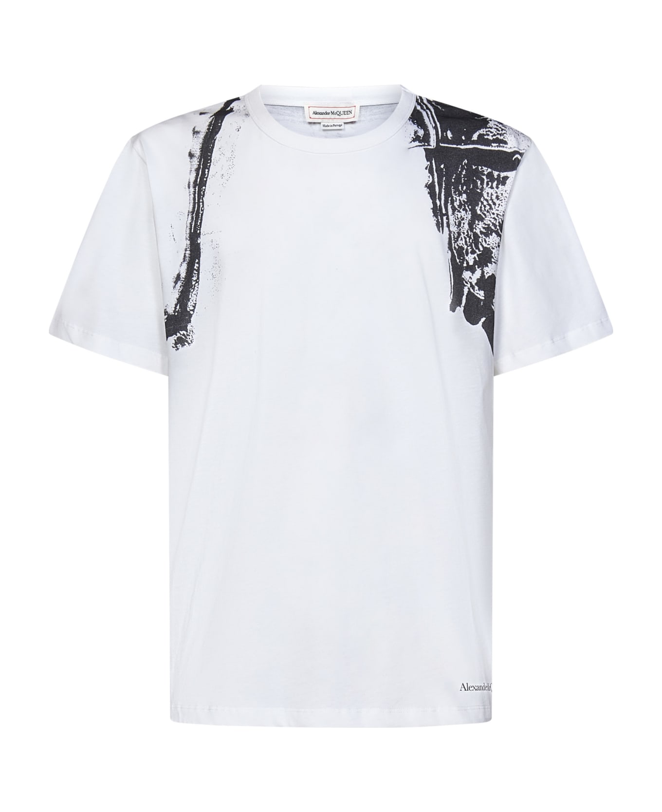 Alexander McQueen Fold Harness T-shirt - White