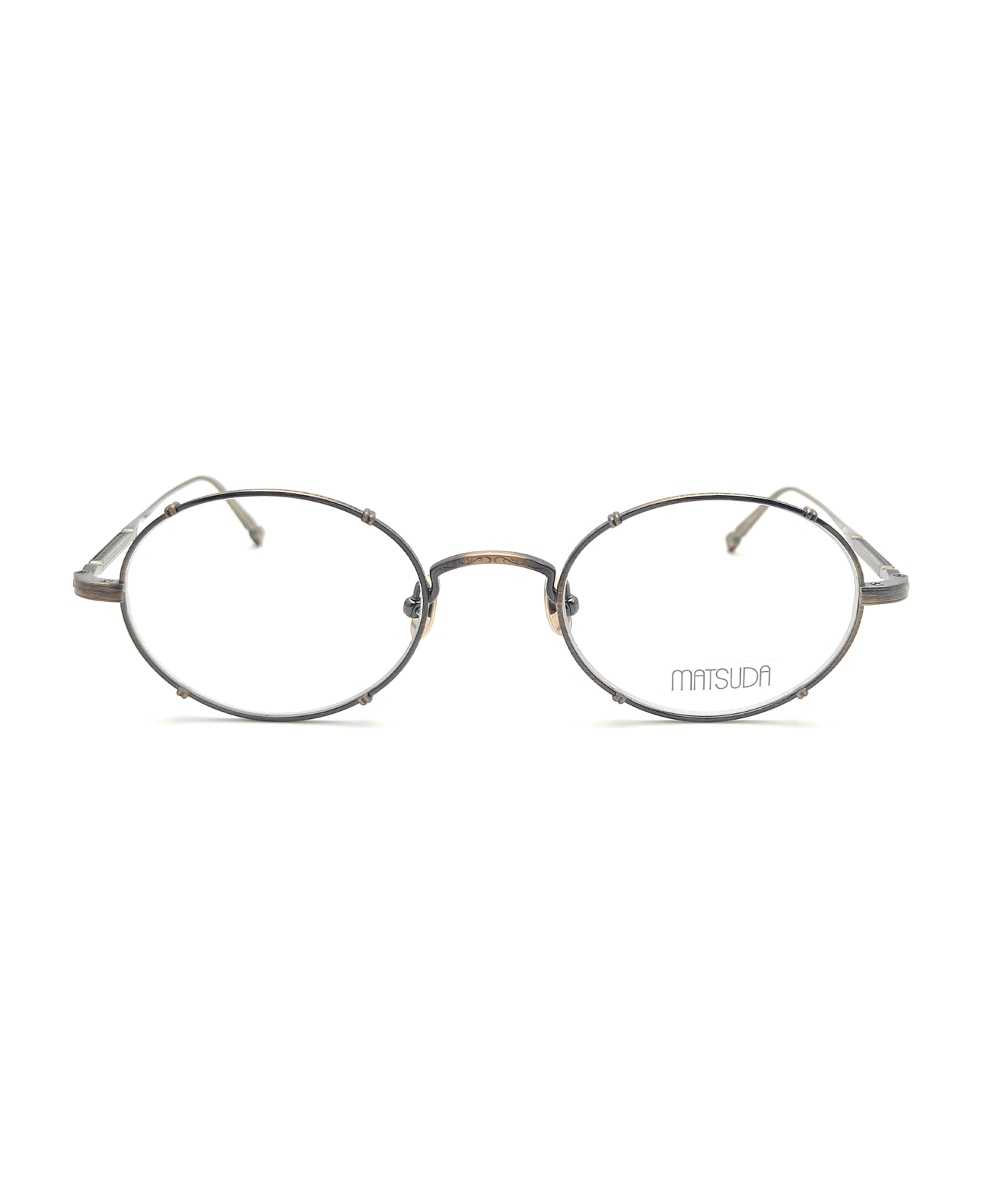 Matsuda M3150 - Antique Gold Rx Glasses - antique gold
