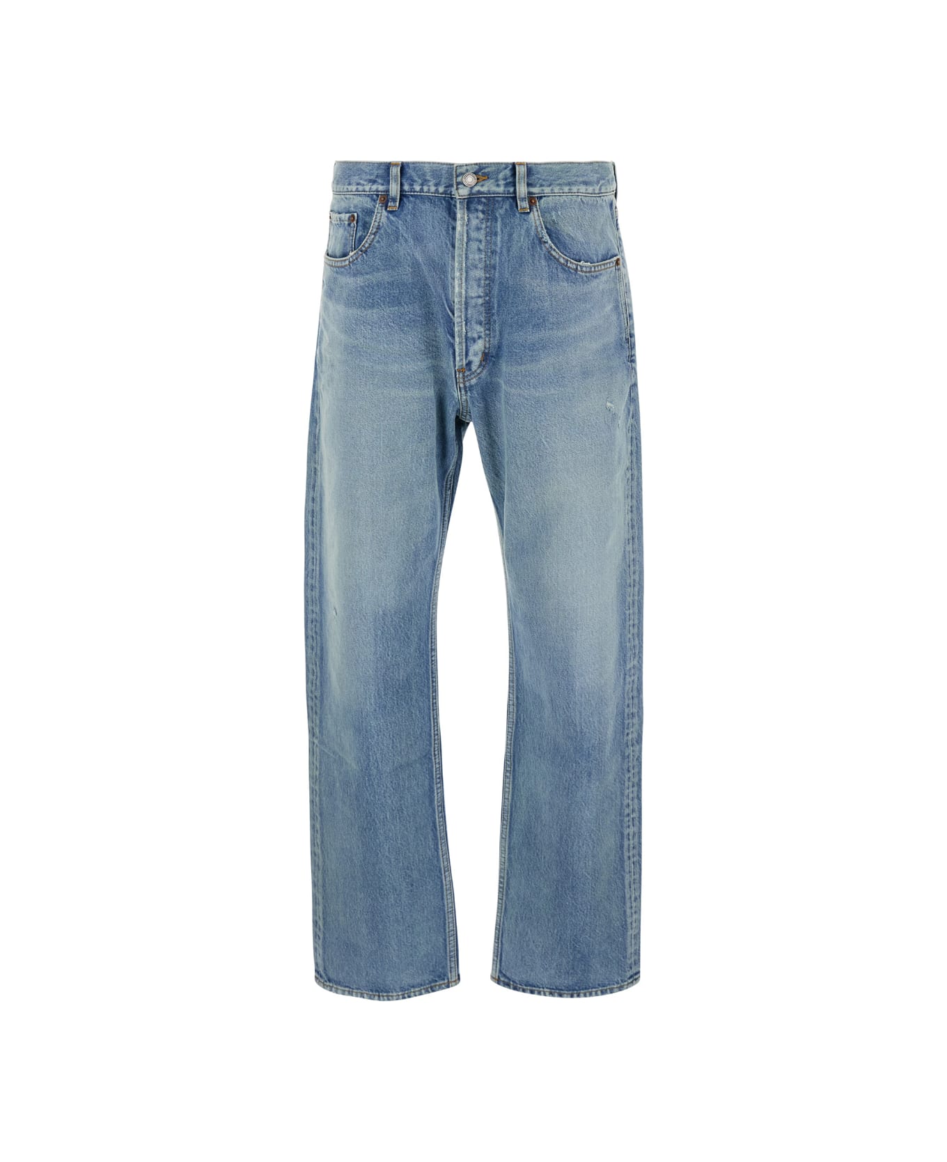 Saint Laurent Loose Jeans - Light blue