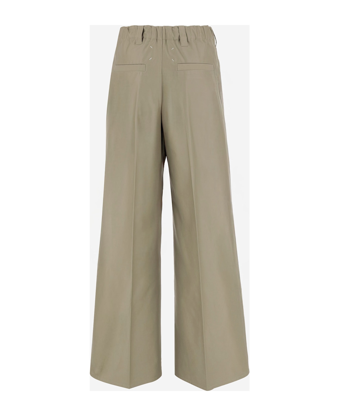 Maison Margiela Cotton Trousers - Beige