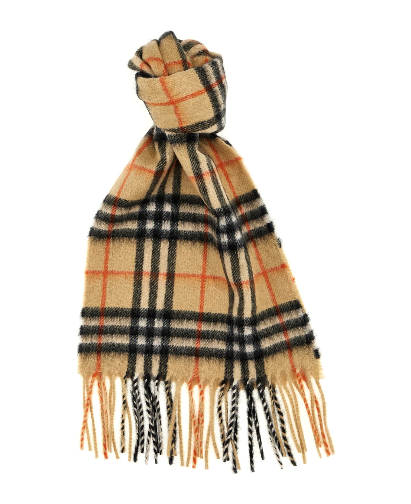 Burberry Check Scarf - Beige