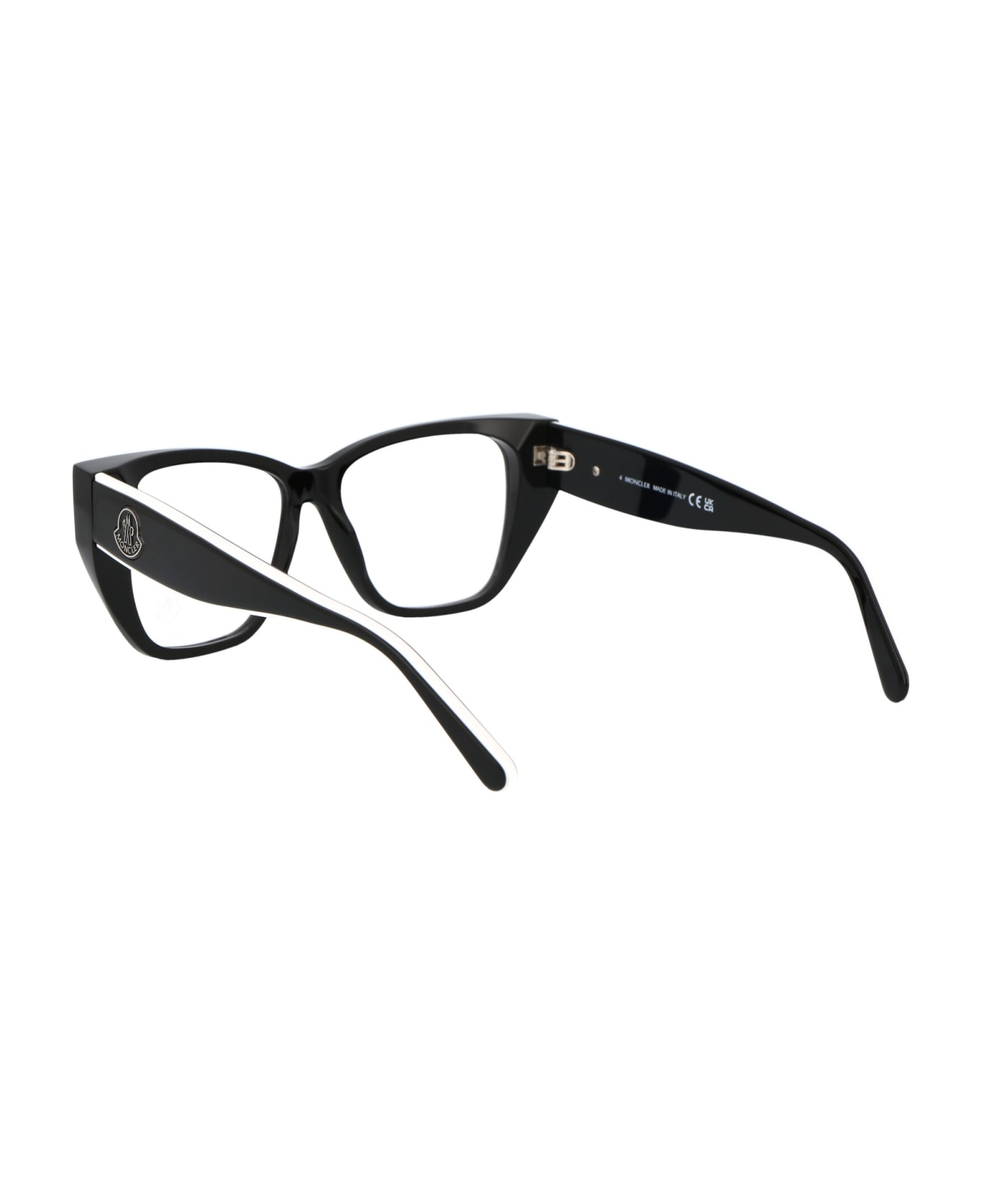 Moncler Eyewear Ml5187 Glasses - 001 BLACK アイウェア