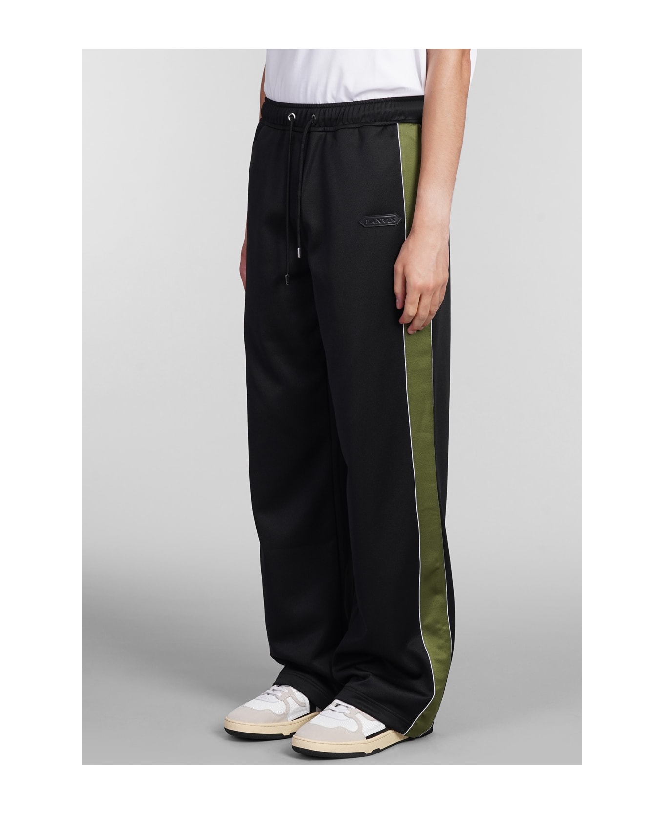 Lanvin Pants In Black Polyester - BLACK