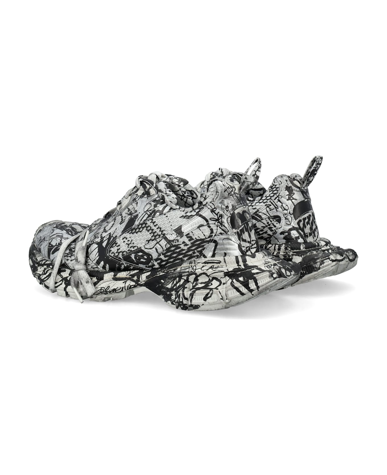 Balenciaga 3xl Sneakers - White Black