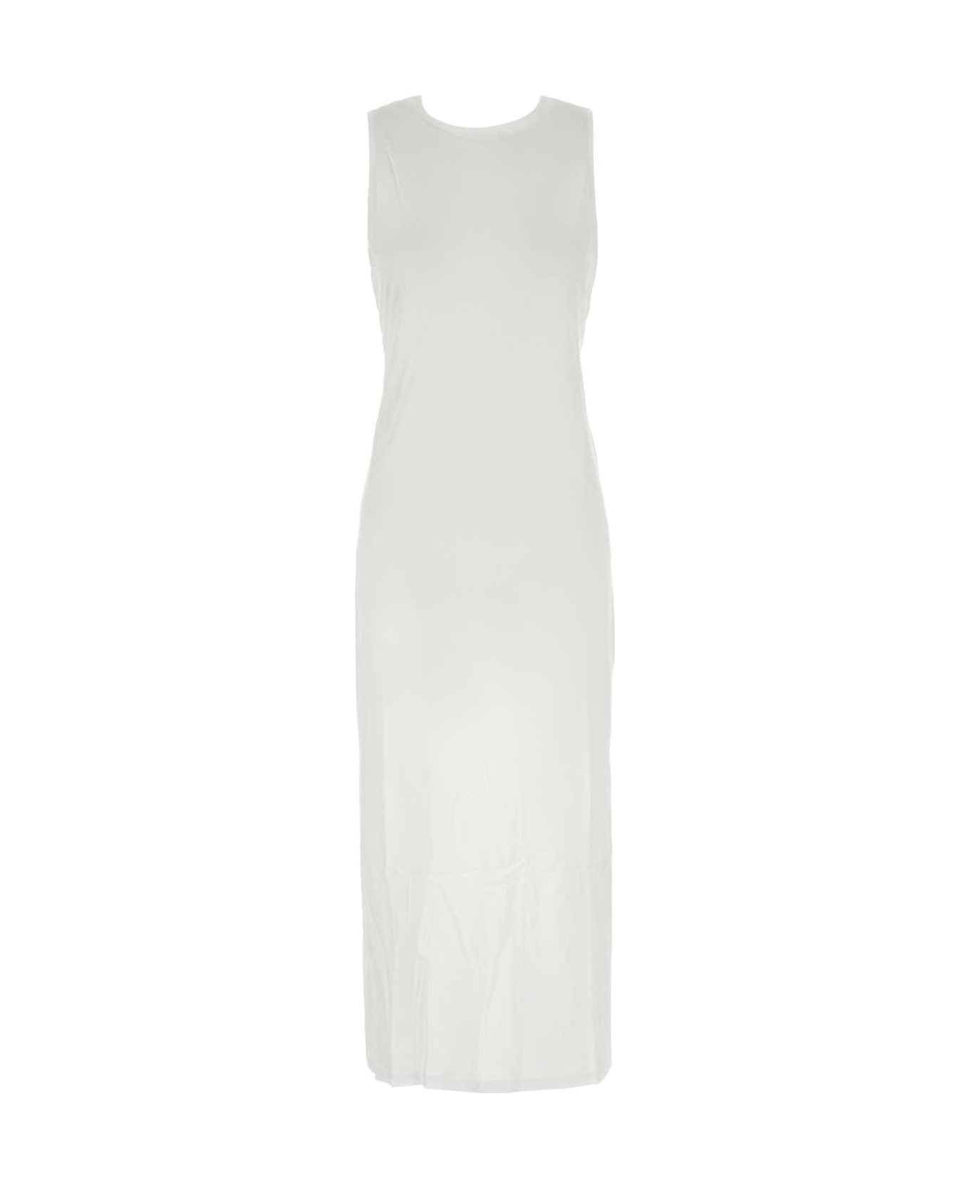 Loulou Studio White Cotton Rayna Dress - WHITE