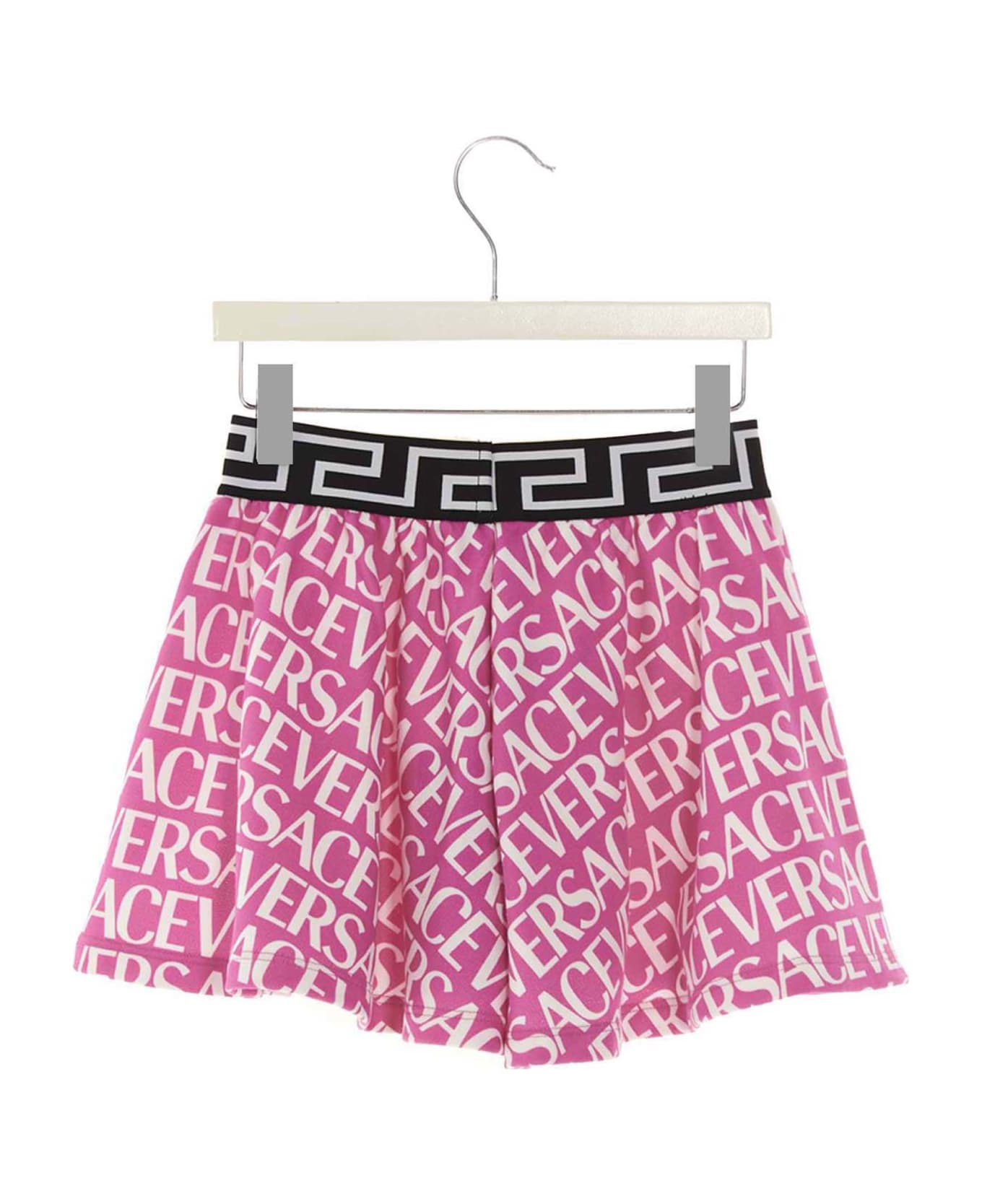 Young Versace ' On Repeat' Shorts - PINK/WHITE