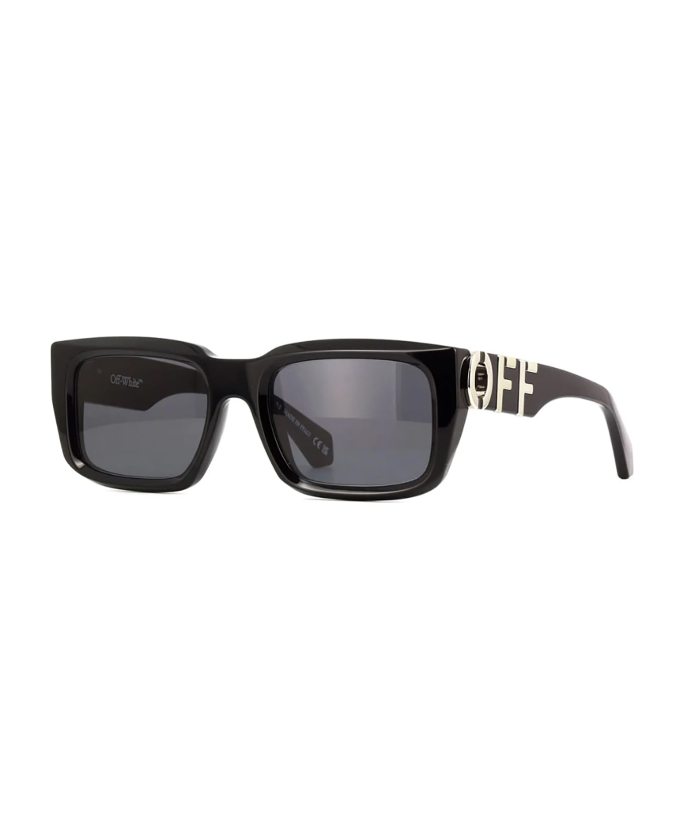 Off-White OERI125 HAYS Sunglasses - Black Dark Grey