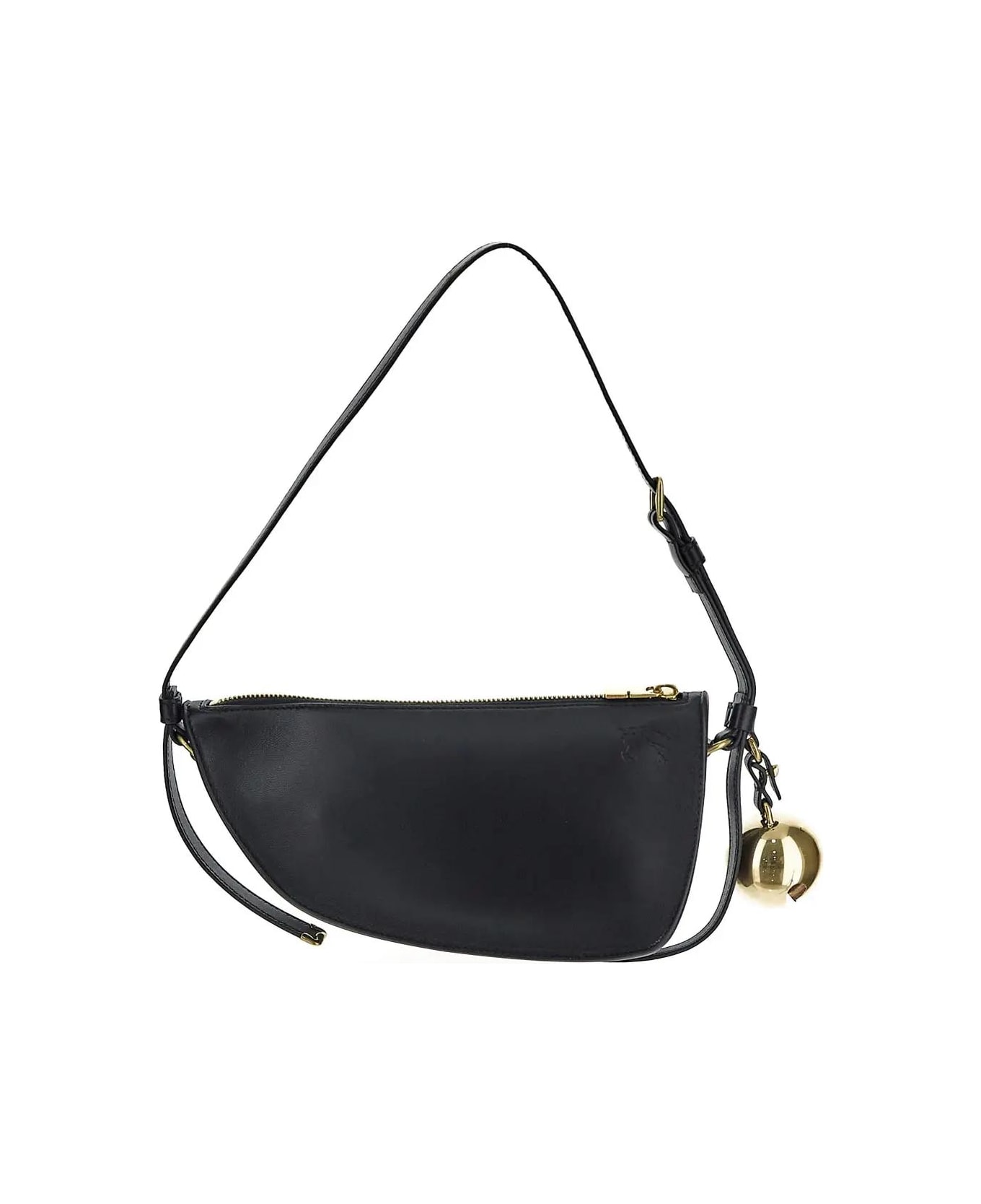 Burberry Shoulder Leather Bag - BLACK