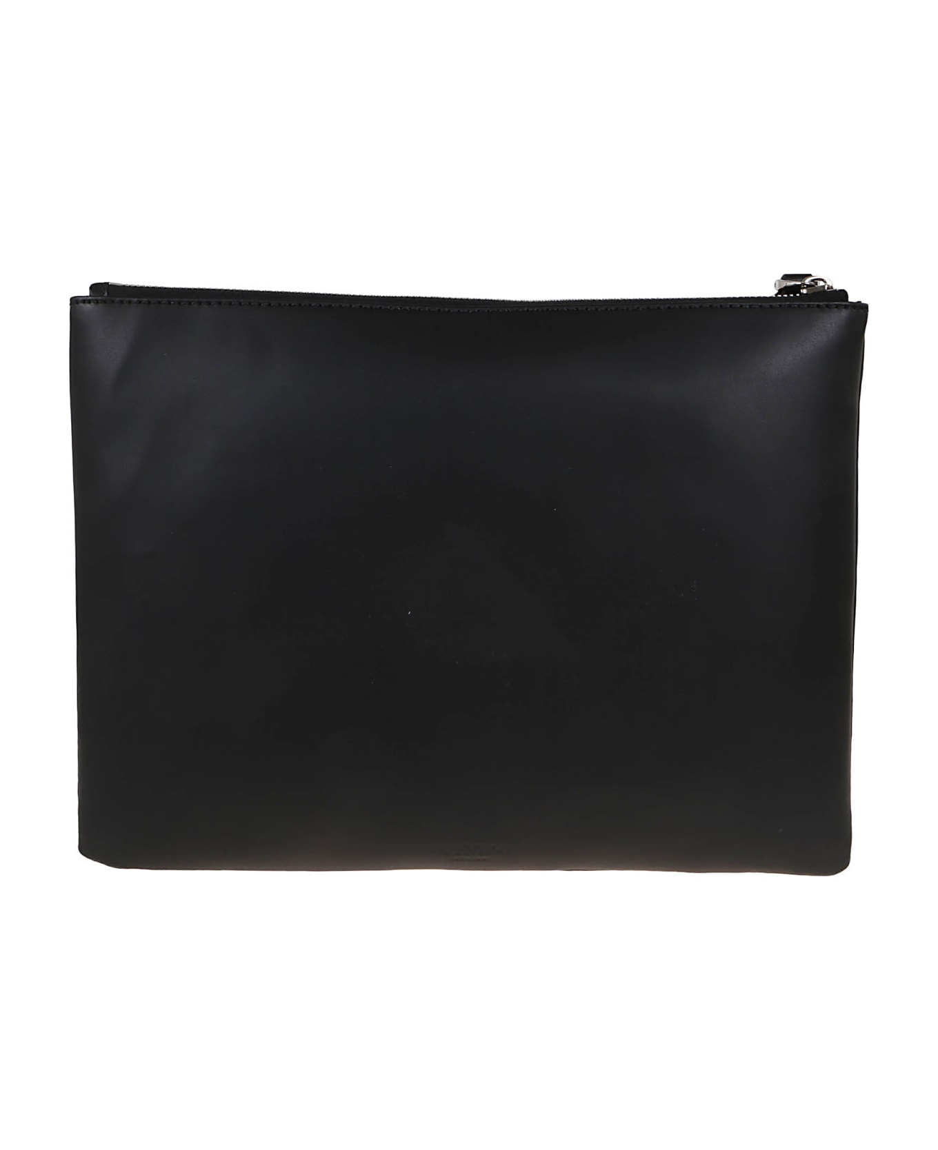Valentino Garavani Large Handle Pouch Vltn - Ratio Et Motus SSENSE Exclusive Black Eclipse Bag