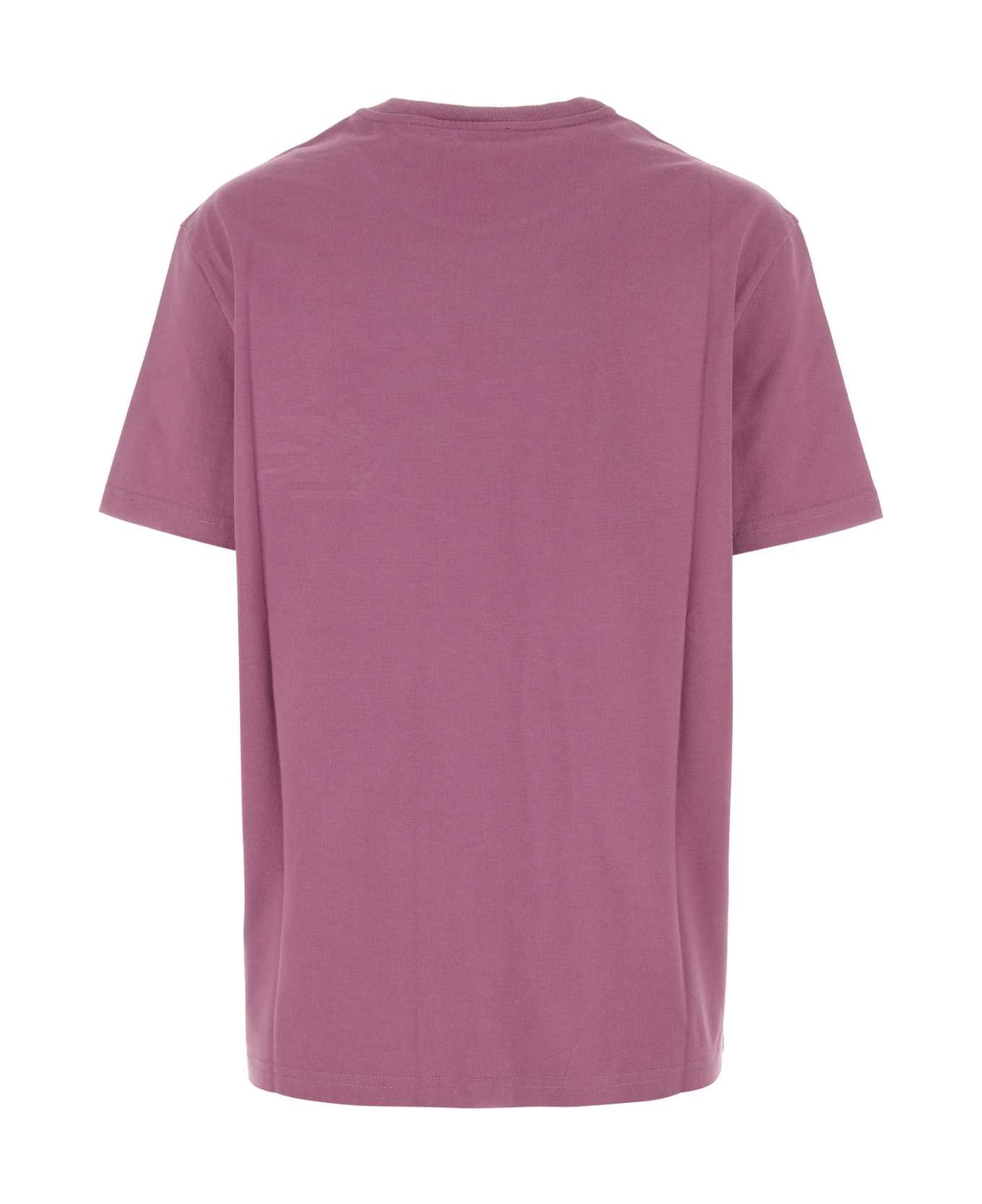 Etro Light Purple Cotton T-shirt - PINK