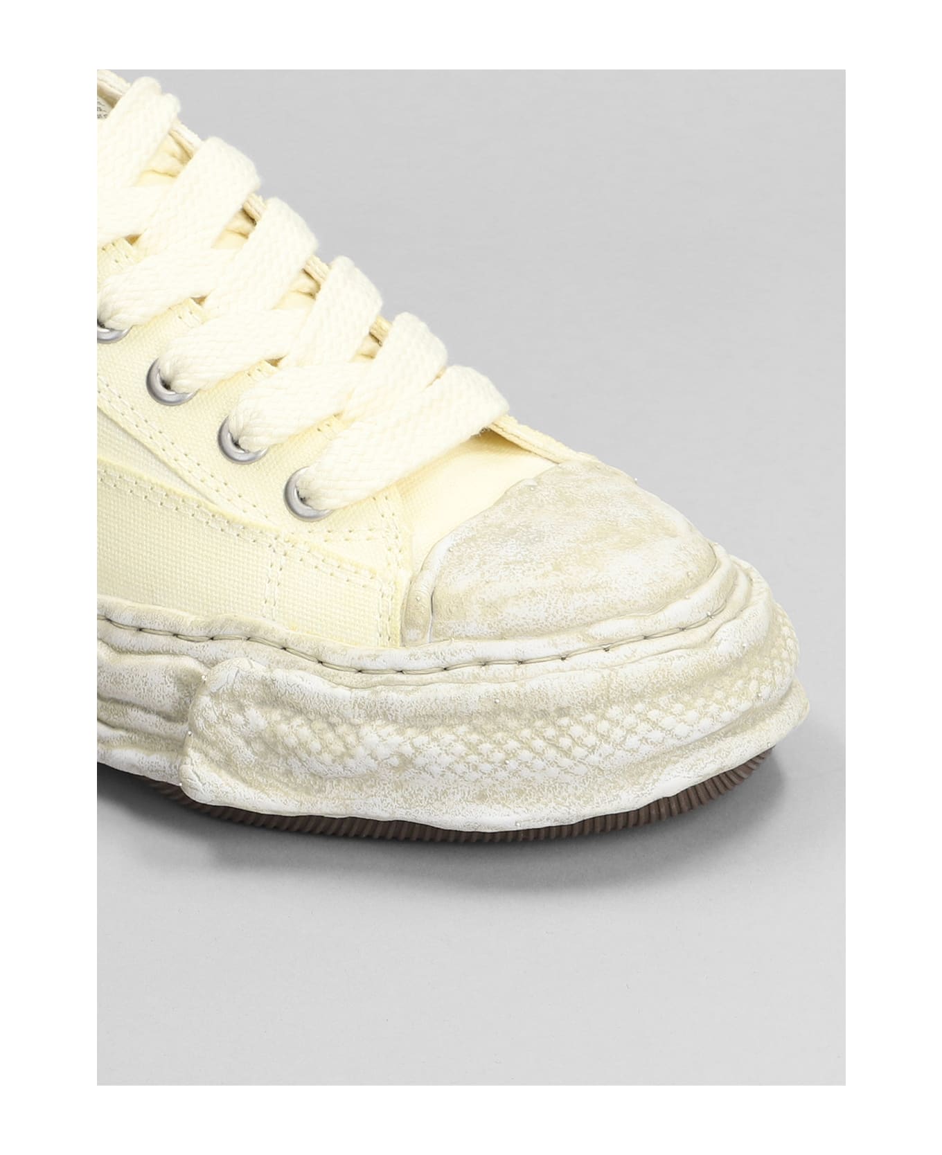 Mihara Yasuhiro Peterson 23 Low Sneakers In Beige Cotton - beige