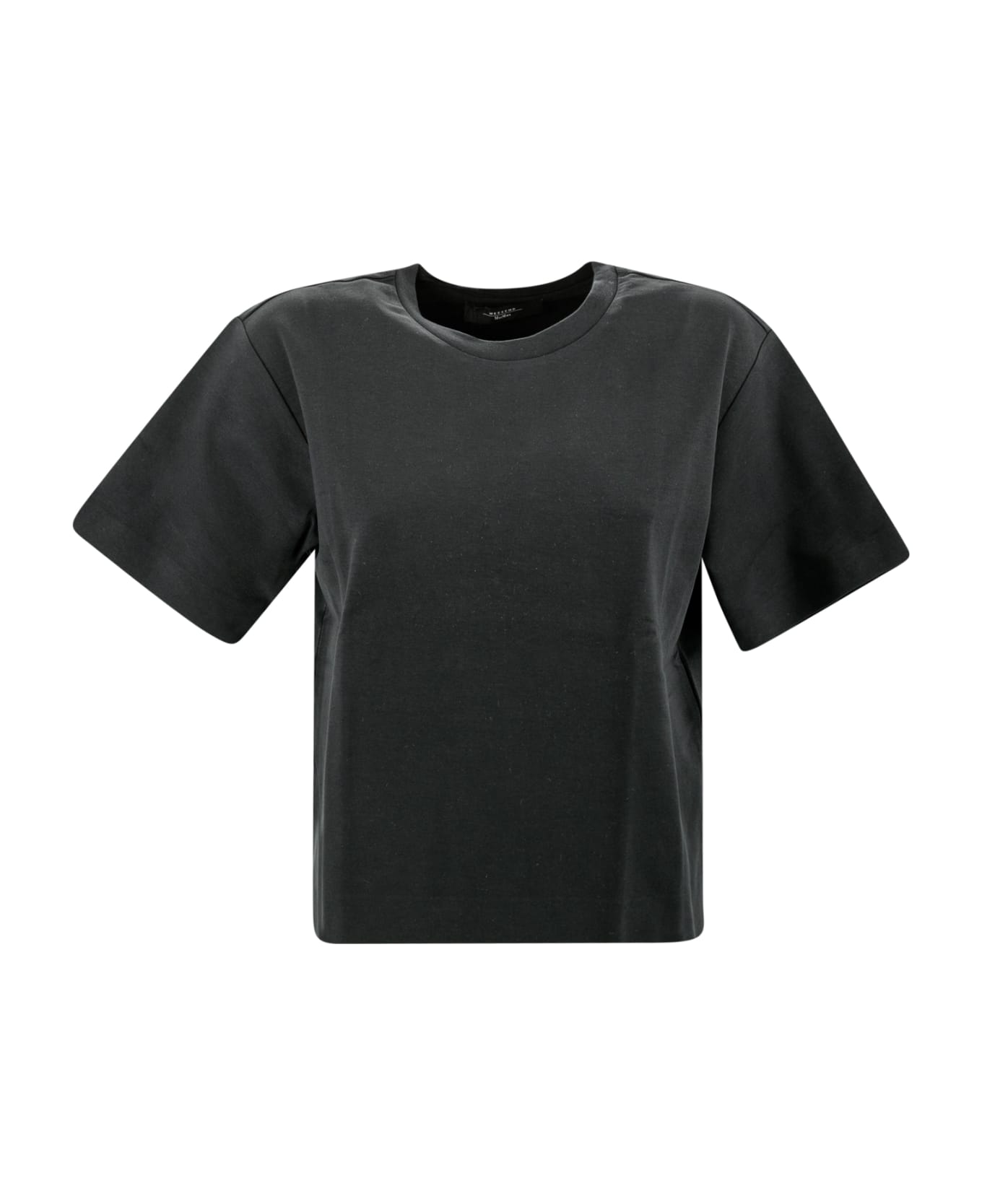 Weekend Max Mara Cotton Jersey T-shirt - Black