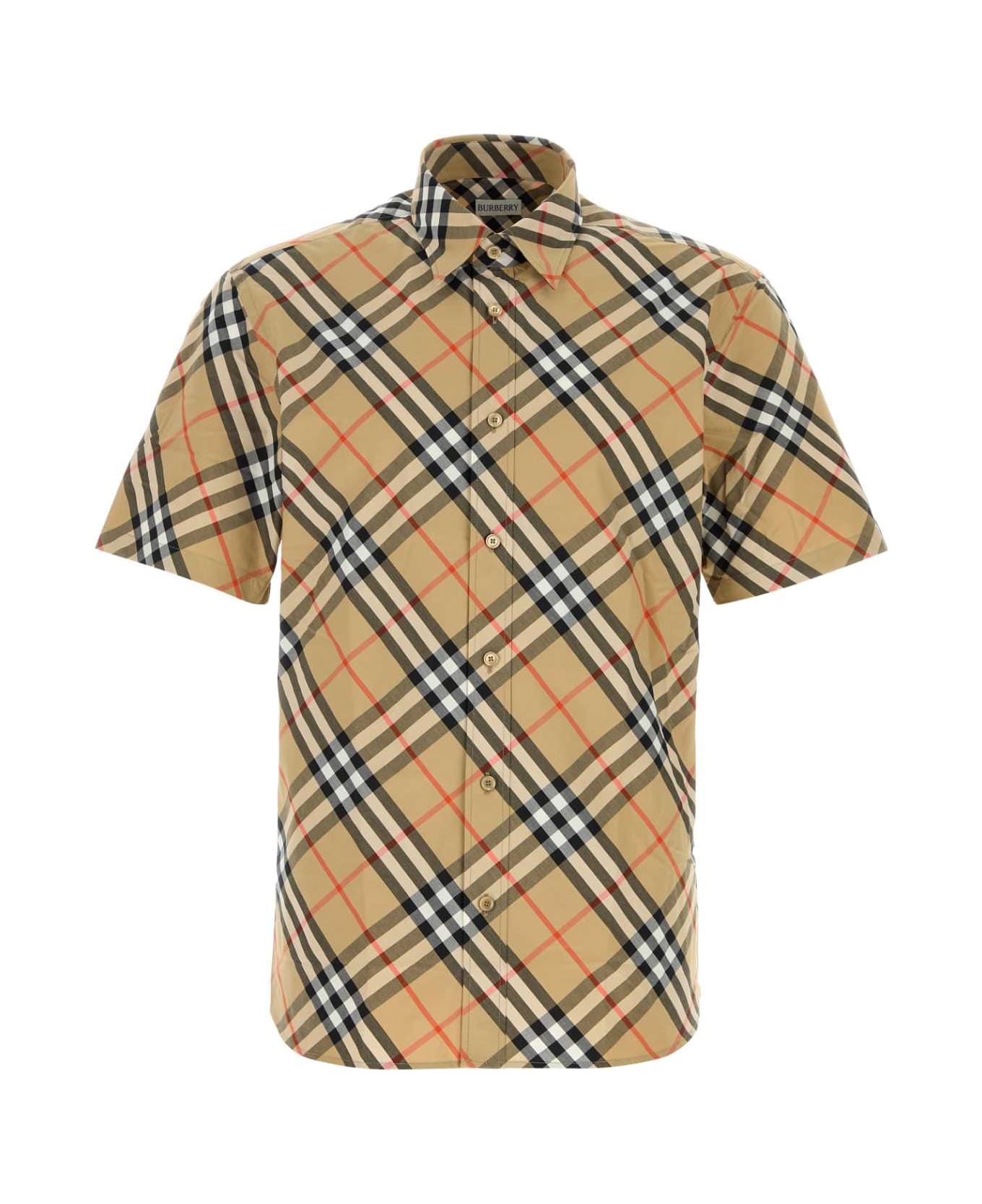 Burberry Printed Poplin Shirt - SANDIPCHECK