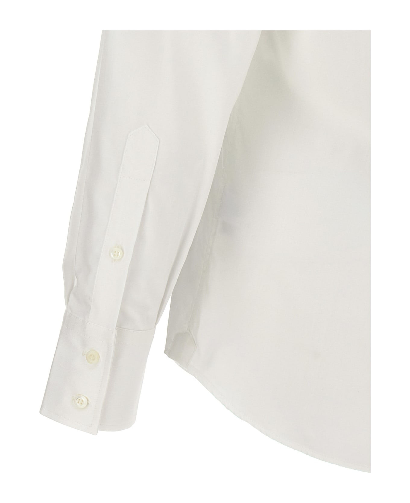 Brunello Cucinelli Poplin T-shirt - White