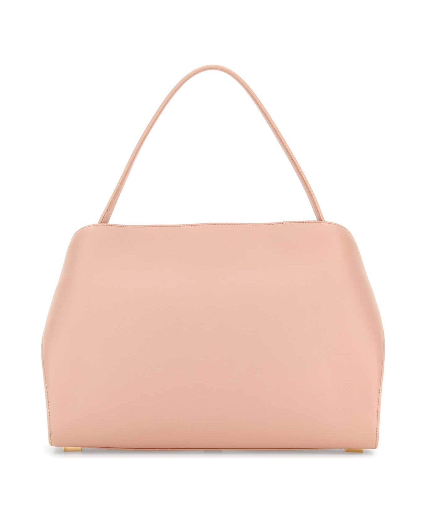 Ferragamo Pink Leather Large Hug Soft Shoulder Bag - PLATMORO