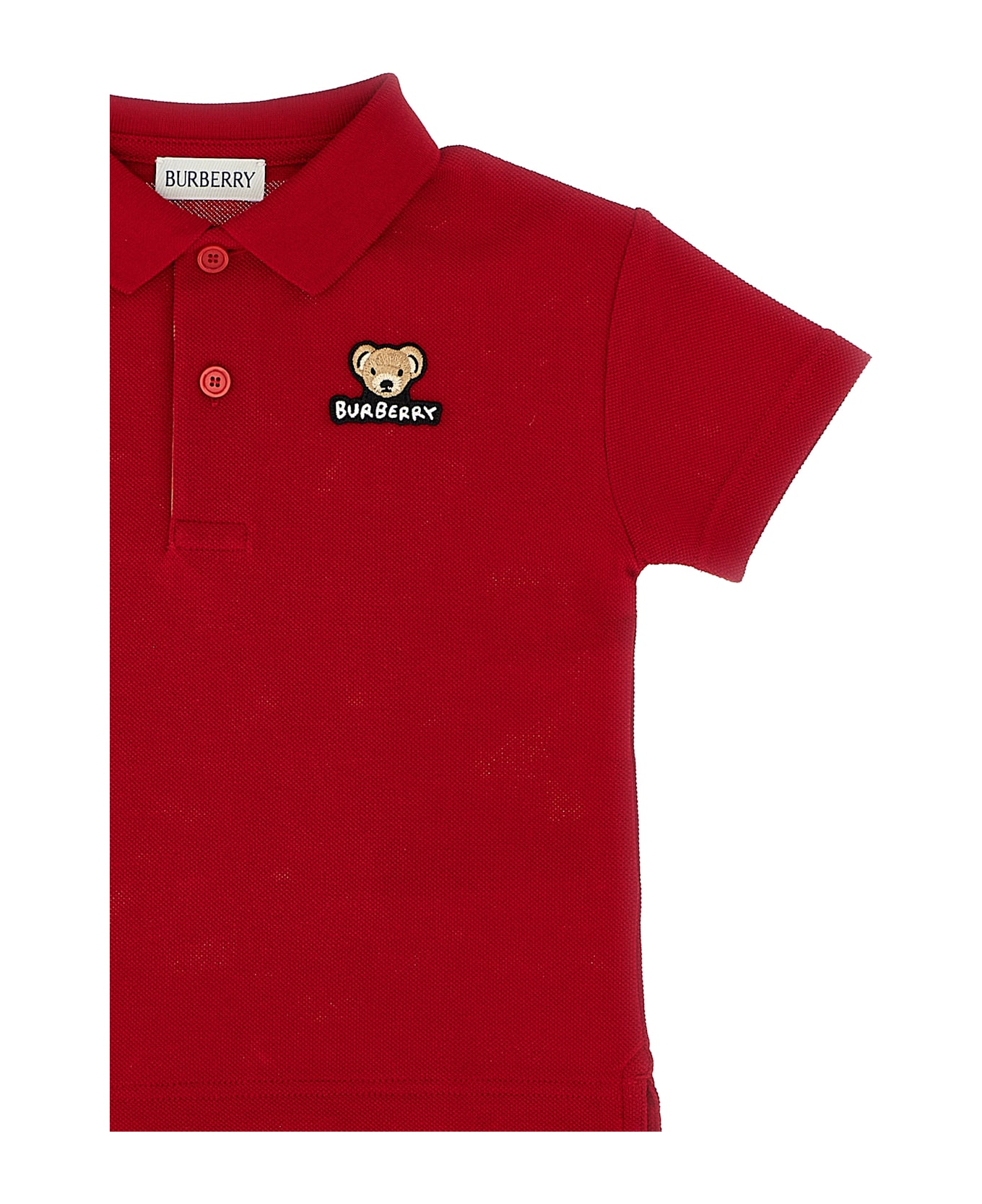 Burberry 
johane Bear
 Polo Shirt - Red