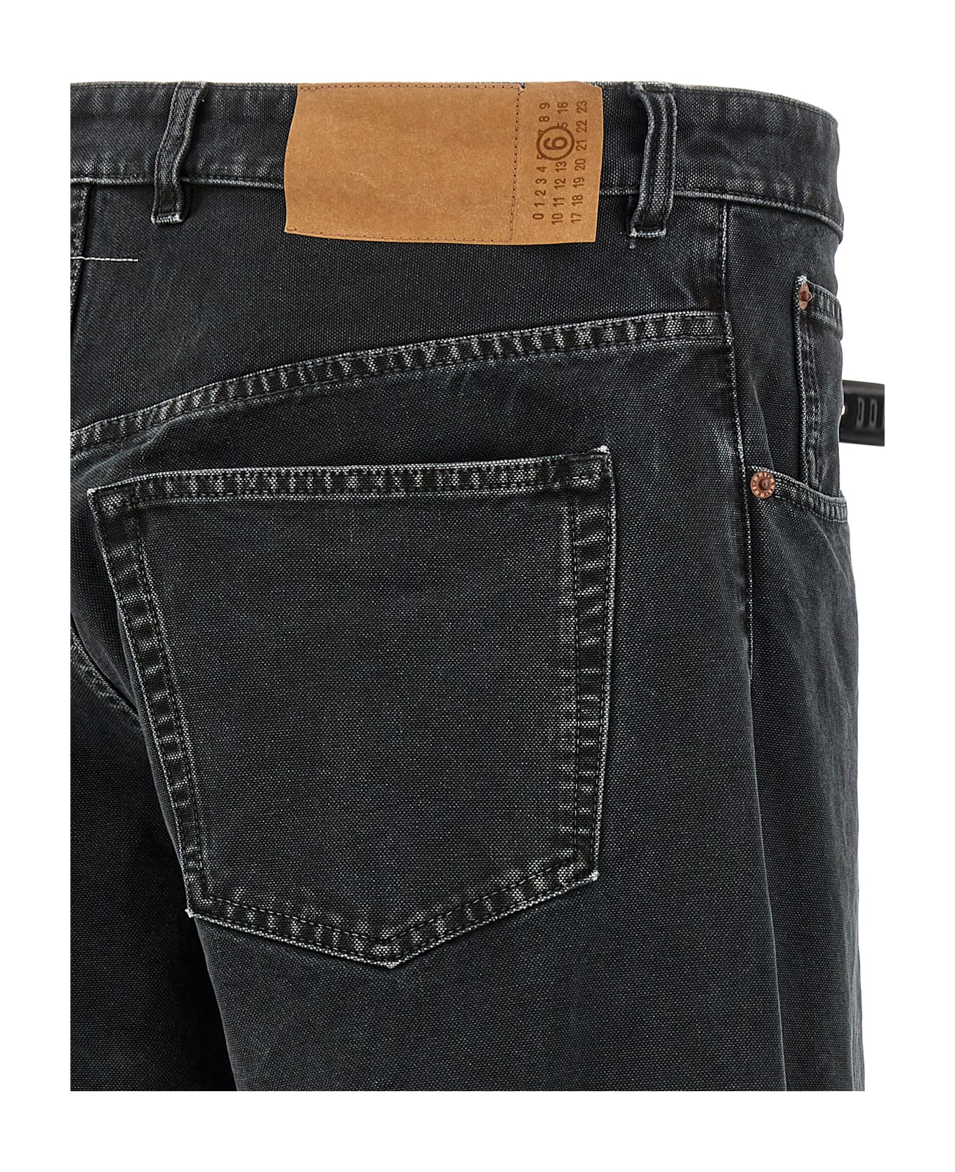 MM6 Maison Margiela Five-pocket Jeans - Black