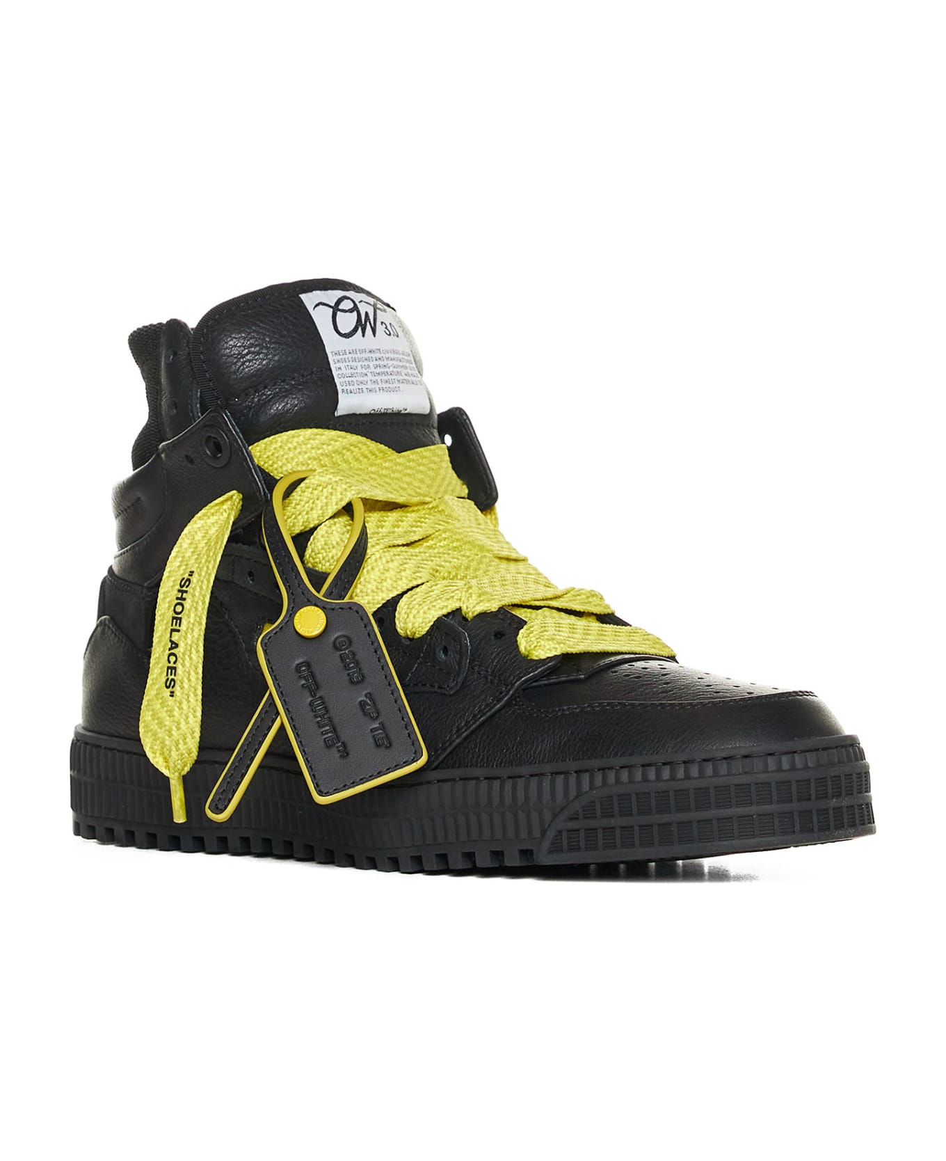 Off-White 3.0 Off Court High Top Sneakers - Black olive
