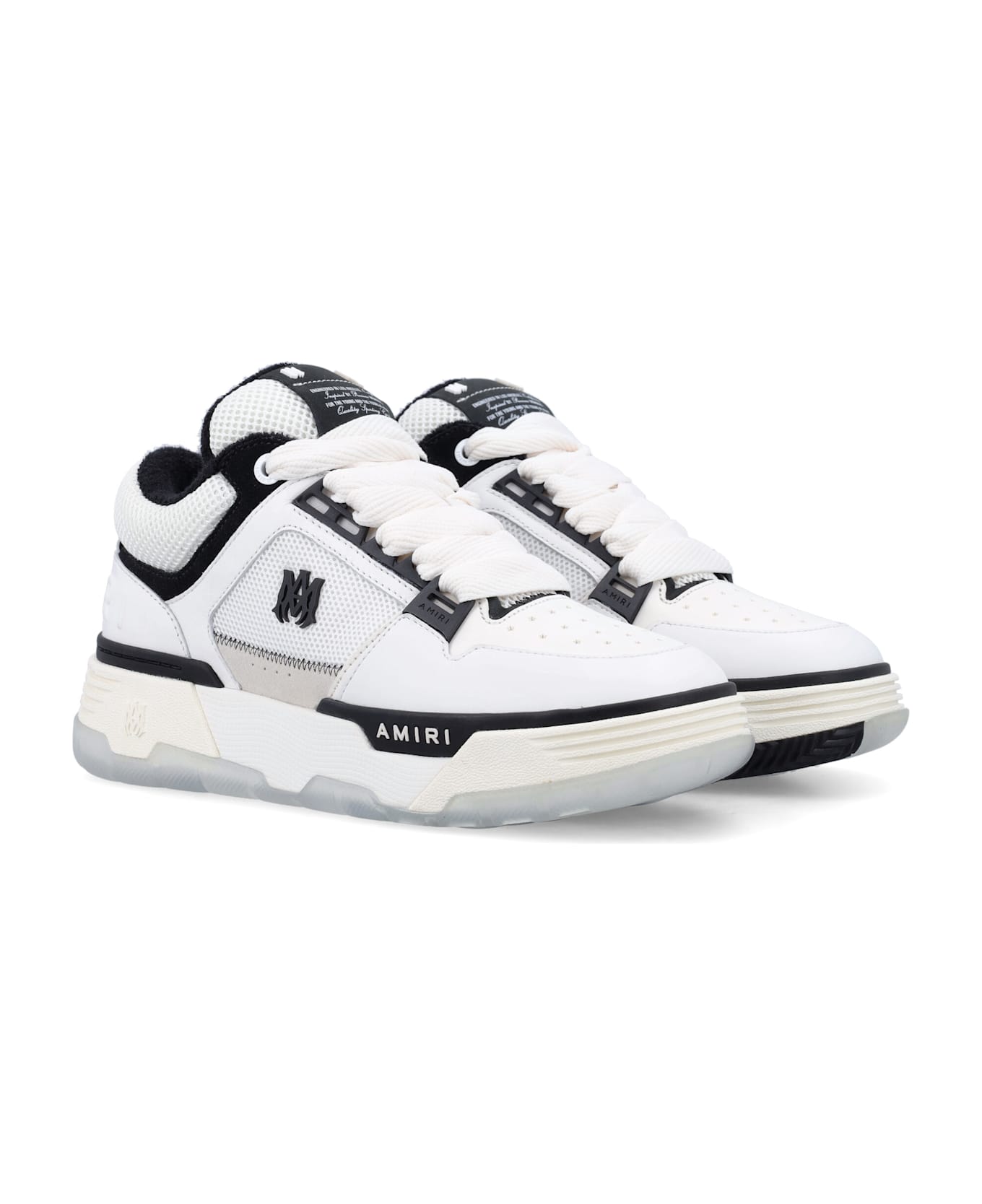 AMIRI Ma-1 Sneakers - WHITE/BLACK
