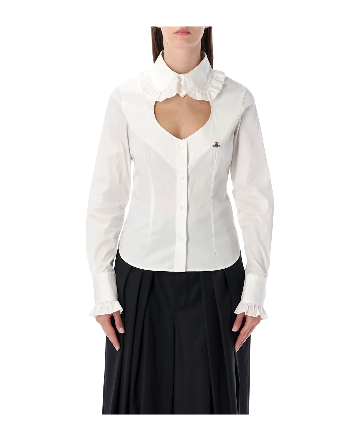 Vivienne Westwood Toulouse Frill Shirt - WHITE