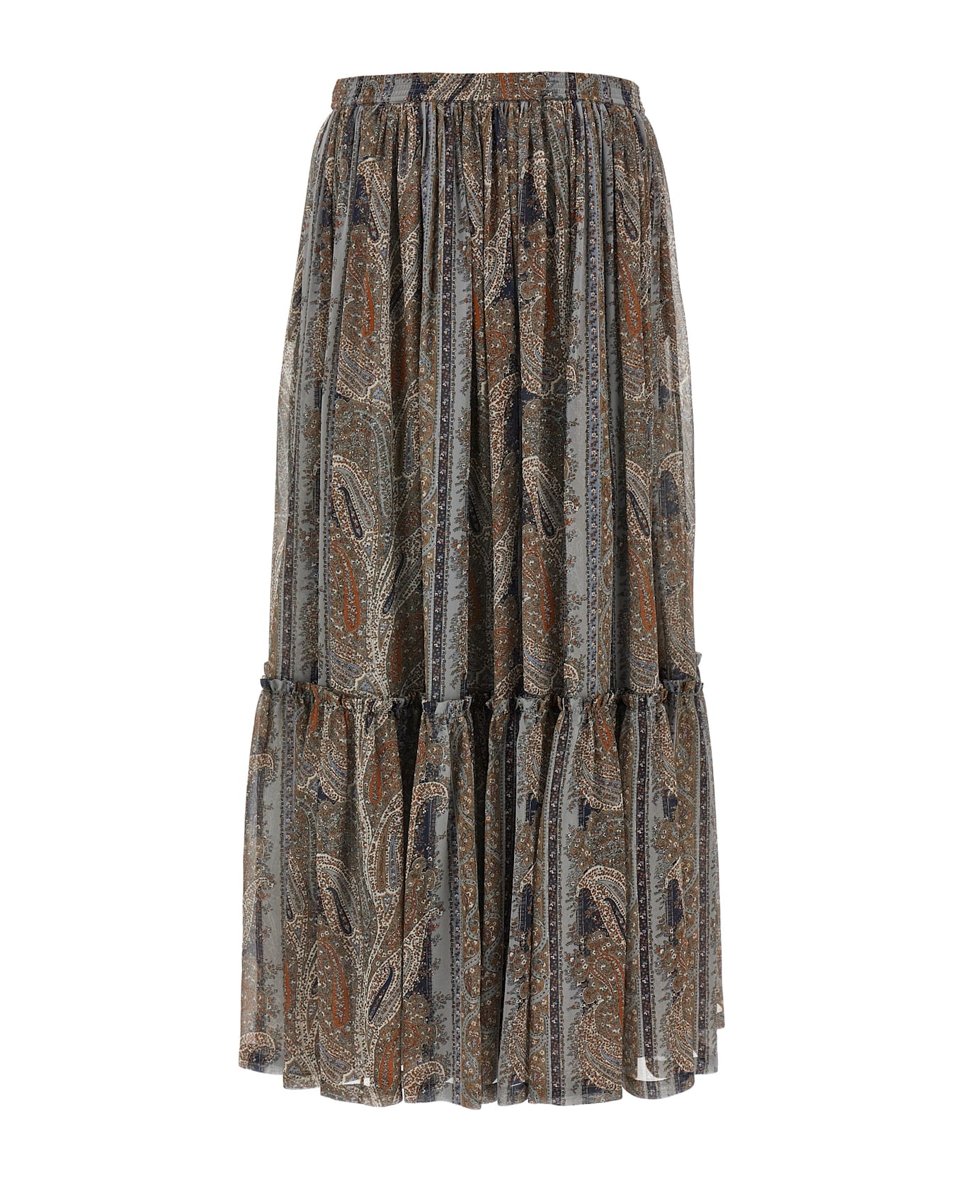 Saint Laurent Paisley Skirt - Multicolor