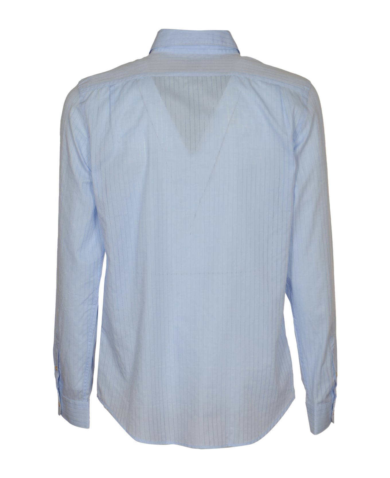 Paul Smith Mens Ls Tailored Fit Shirt - Blues シャツ