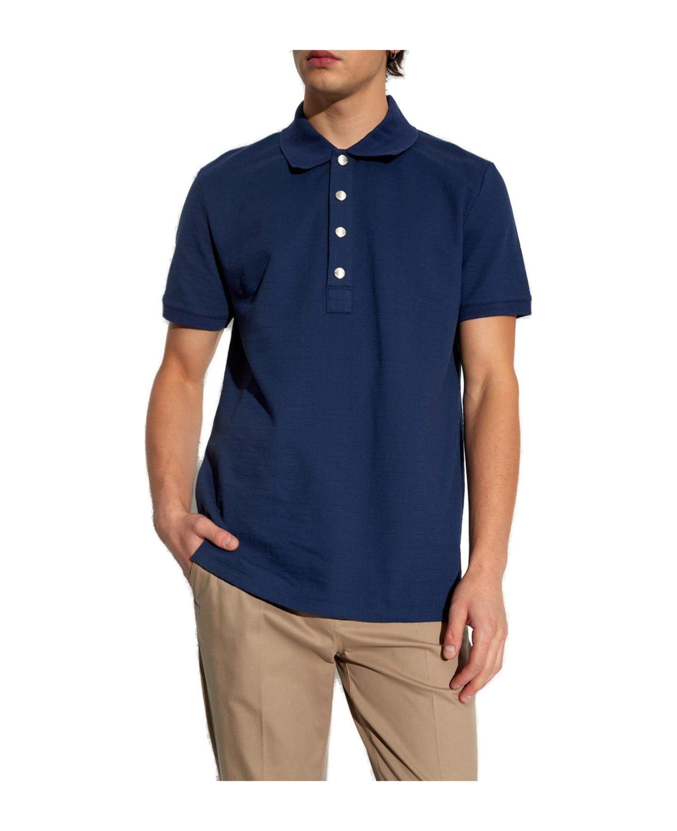 Balmain Short Sleeved Polo Shirt