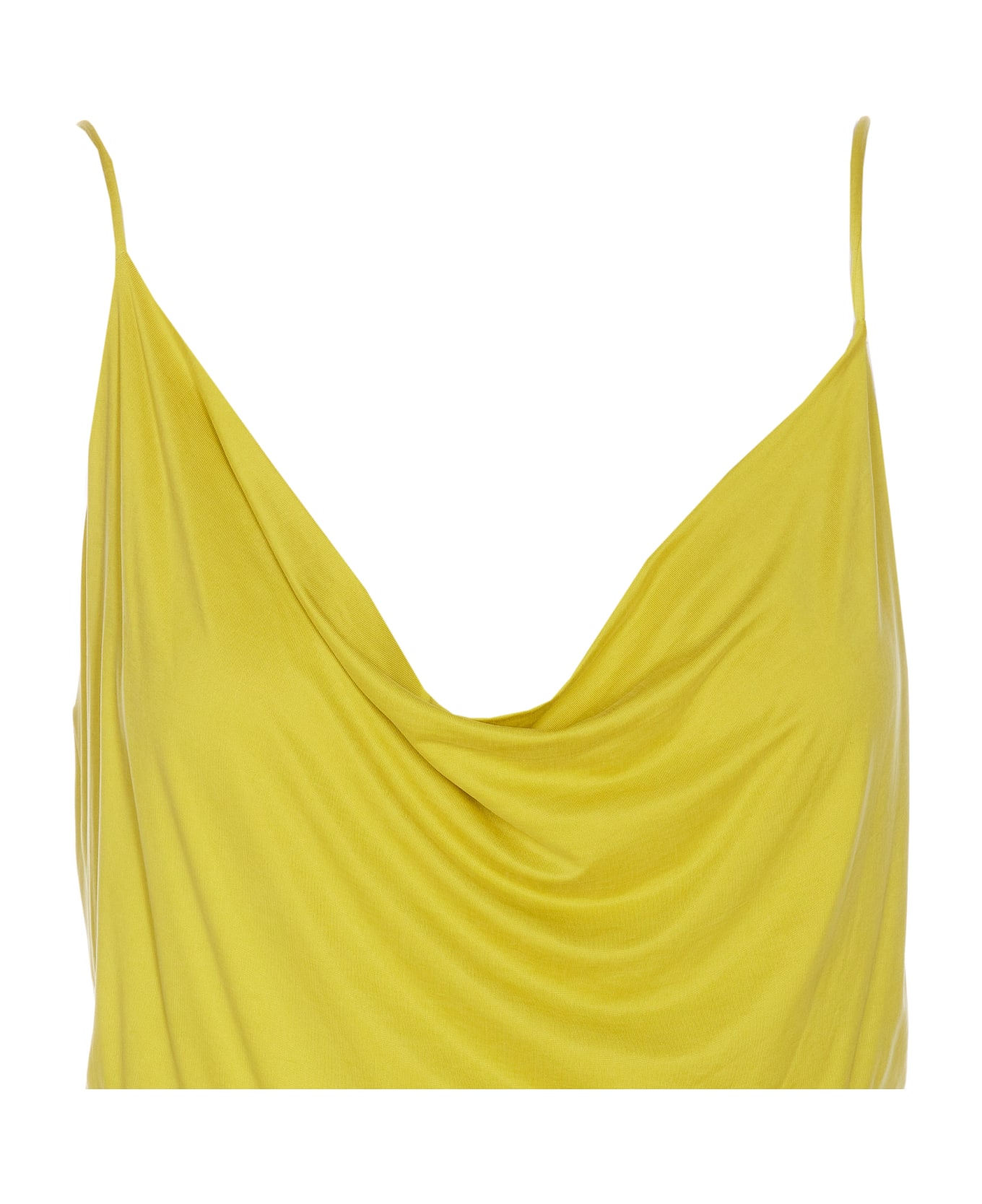 Elisabetta Franchi Long Yellow Dress - Yellow