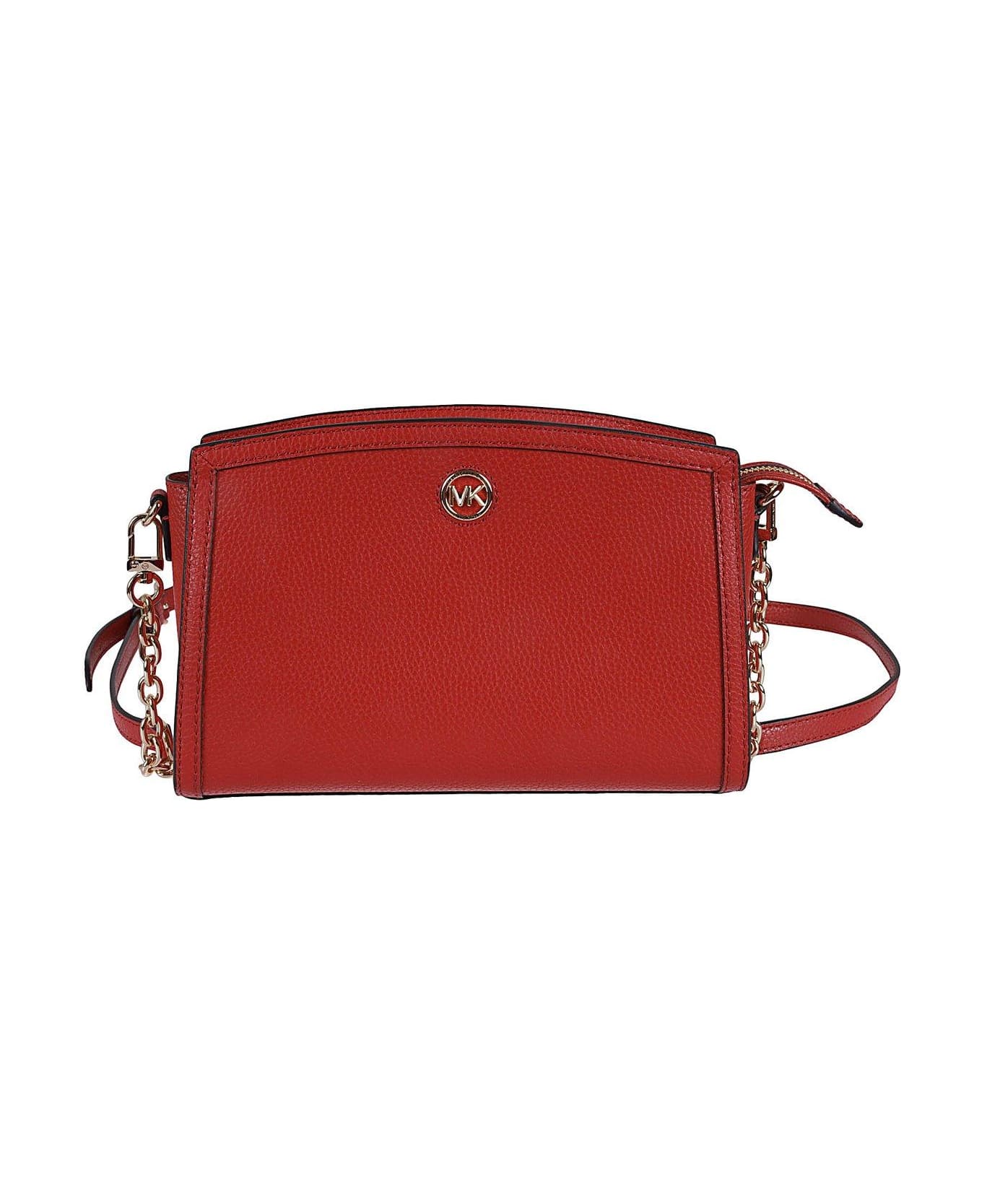 Michael Kors Chantal Shoulder Bag - red