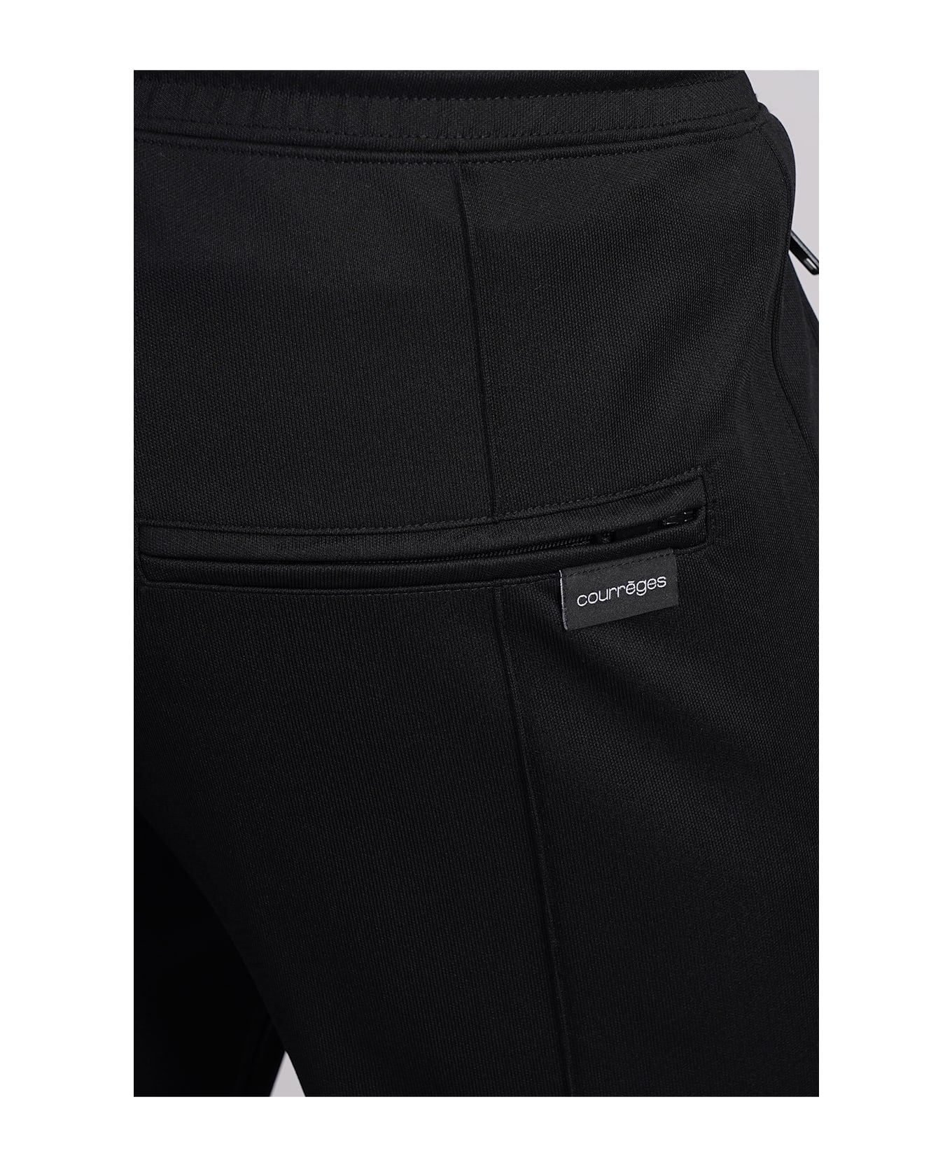 【関税込み】Courreges ブラック インターロック ラウンジパンツ Courrèges Pants In Black Polyester | italist