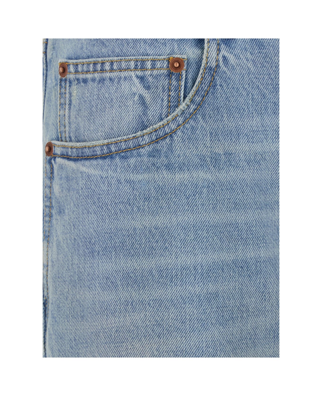 Saint Laurent Five Pocket Jeans - Light blue