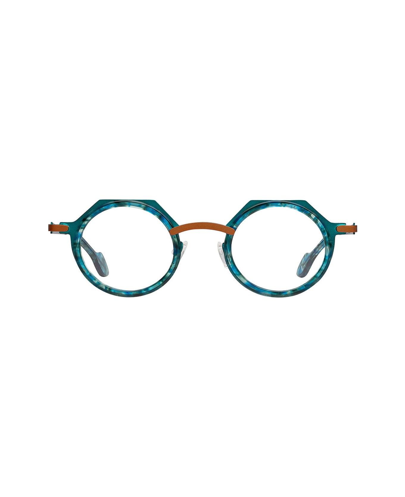 Matttew Ippon 105 Verde Smeraldo Marrone Glasses - Verde