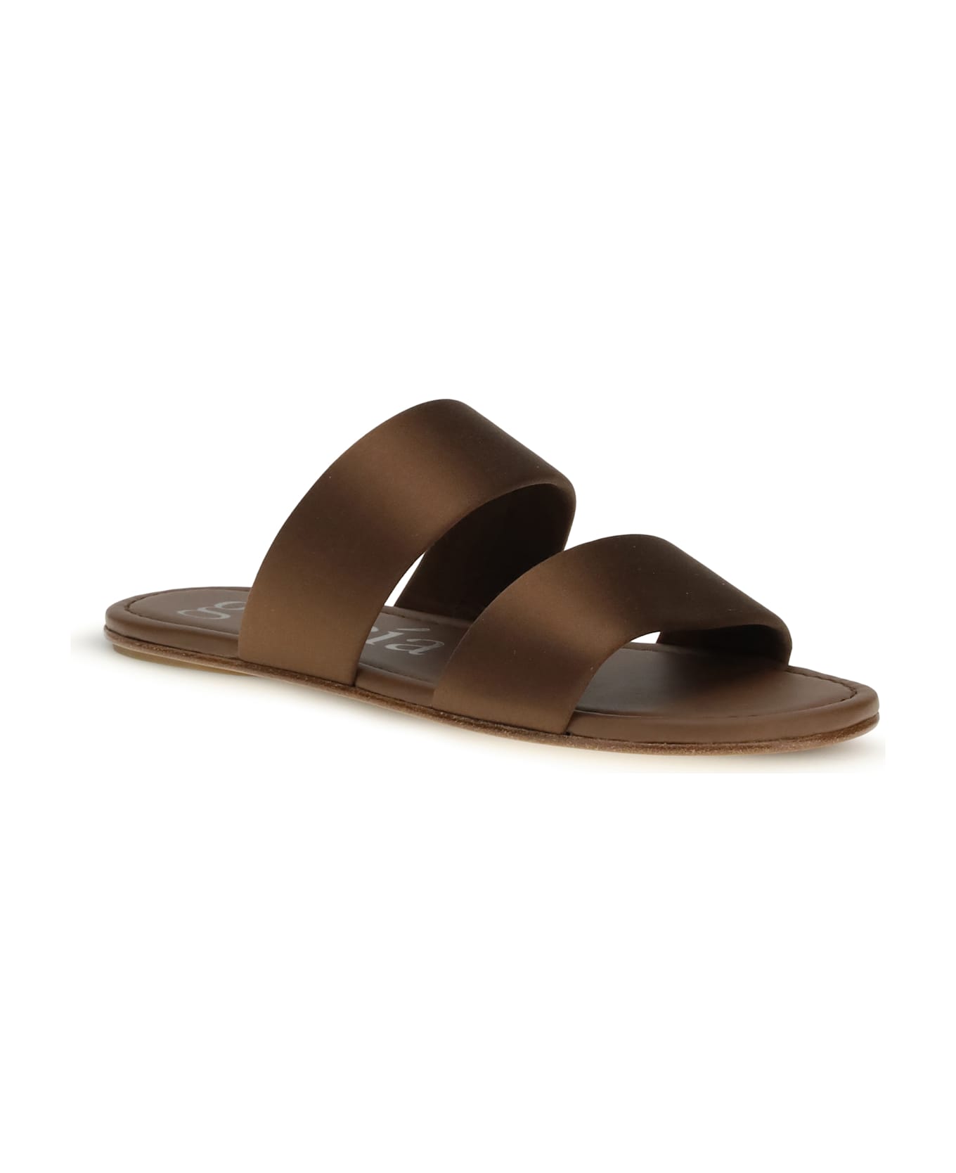 Pedro Garcia Double-band Satin Sandals