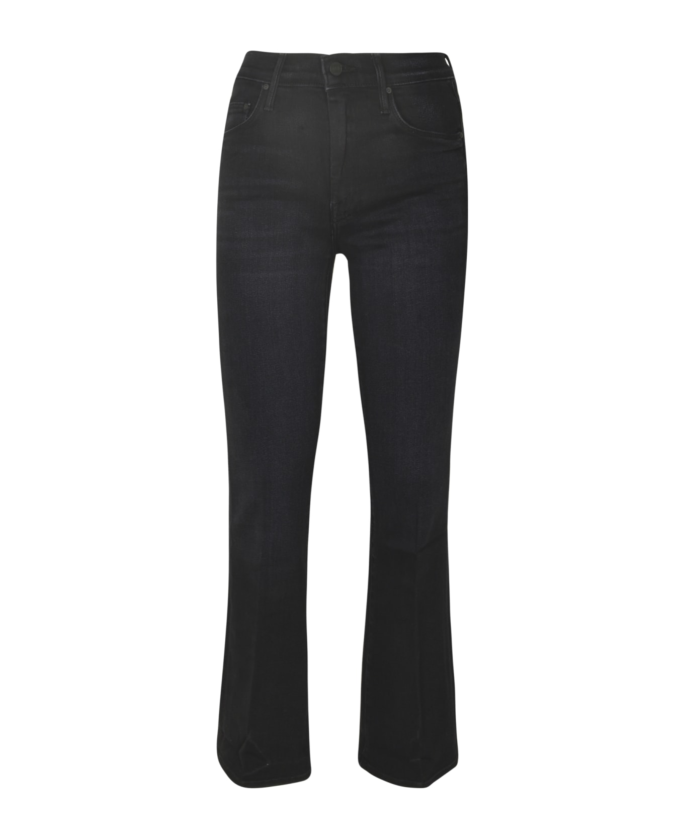 Mother Skinny Fit Buttoned Jeans - Black