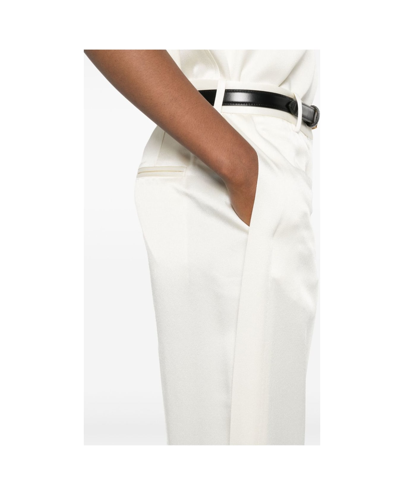 Totême Wide-leg Trousers - White