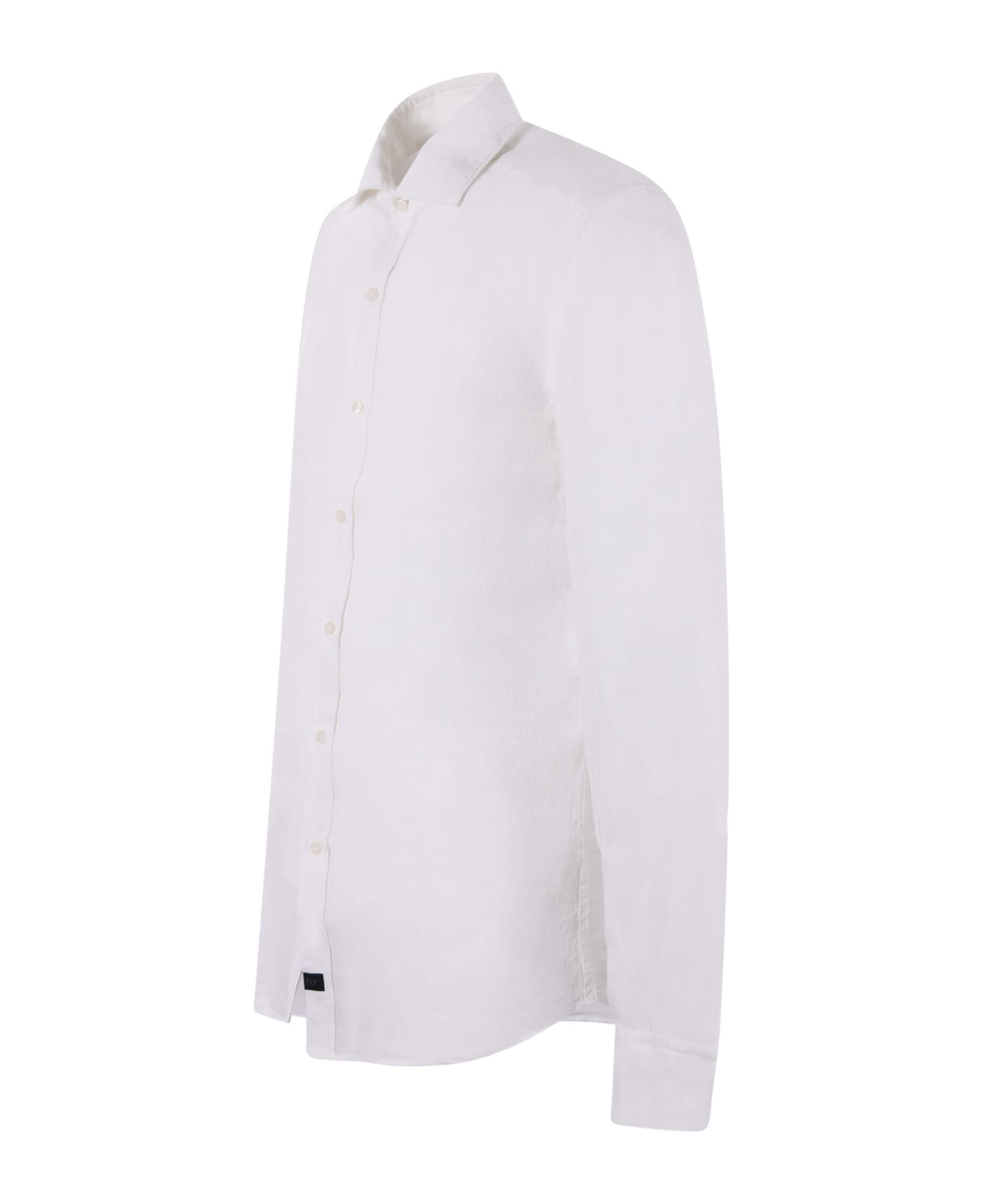 Fay Linen Shirt - White シャツ