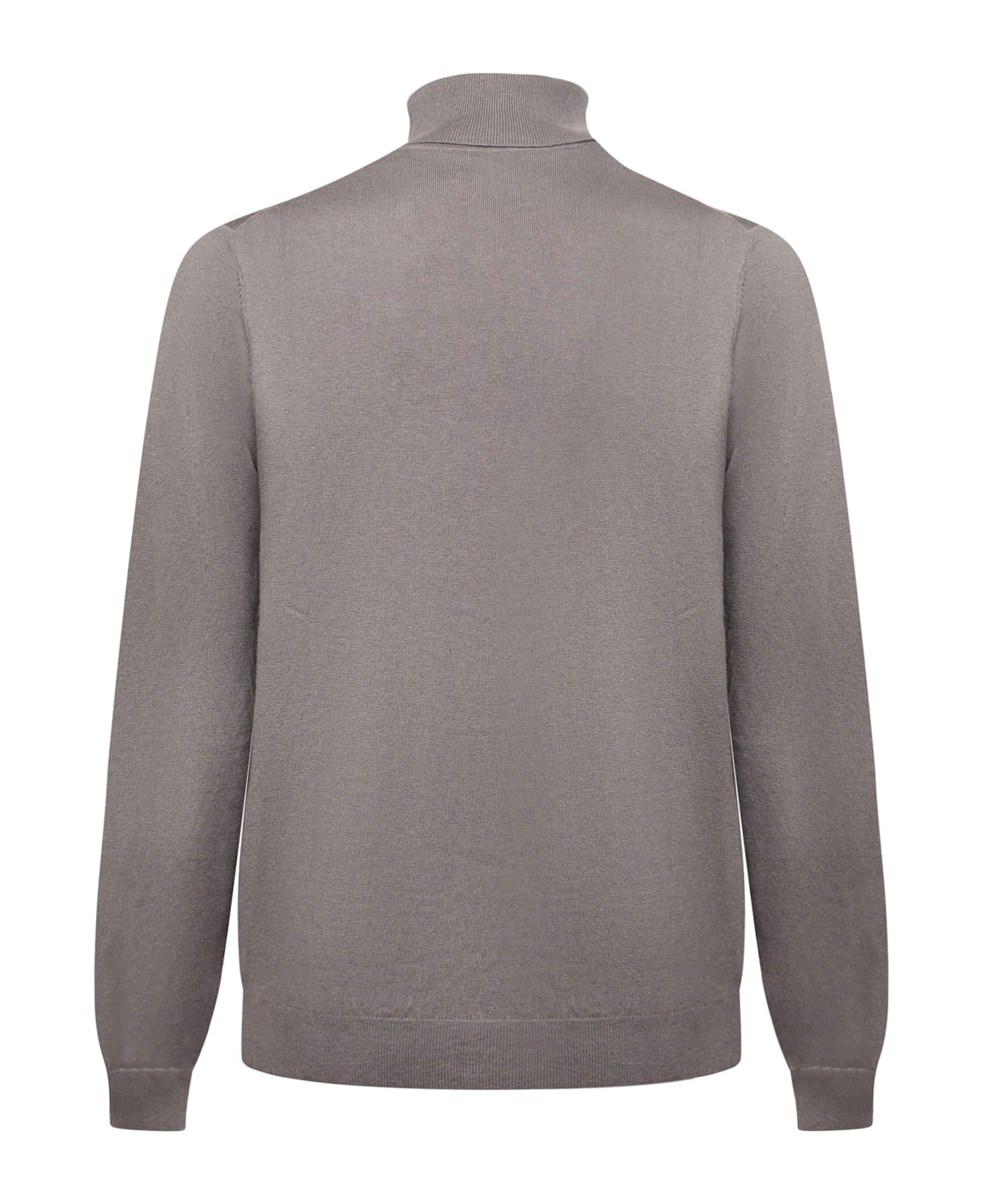 Sun 68 Cotton And Wool Turtleneck Sweater - Grey