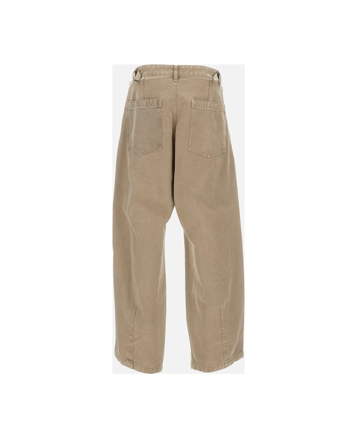 WOOYOUNGMI Wide Leg Trousers - Beige