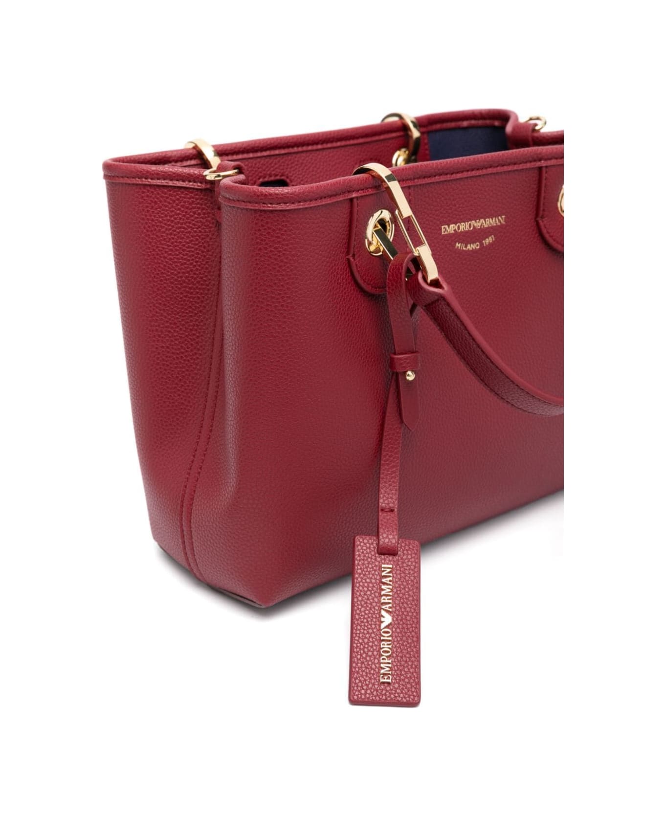 Emporio Armani Shopping Bag - Wine Storm