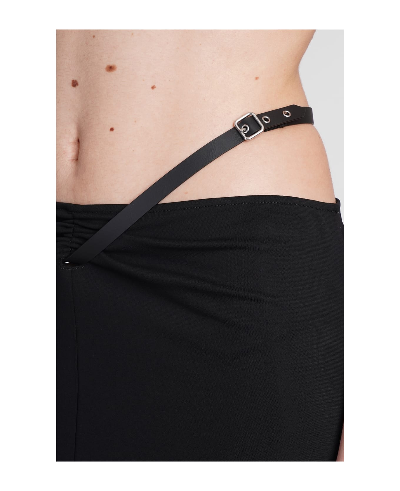Courrèges Skirt In Black Viscose - BLACK