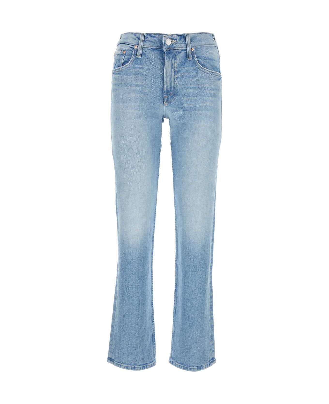 Mother Stretch Denim The Smarty Pants Jeans - AZZURRO