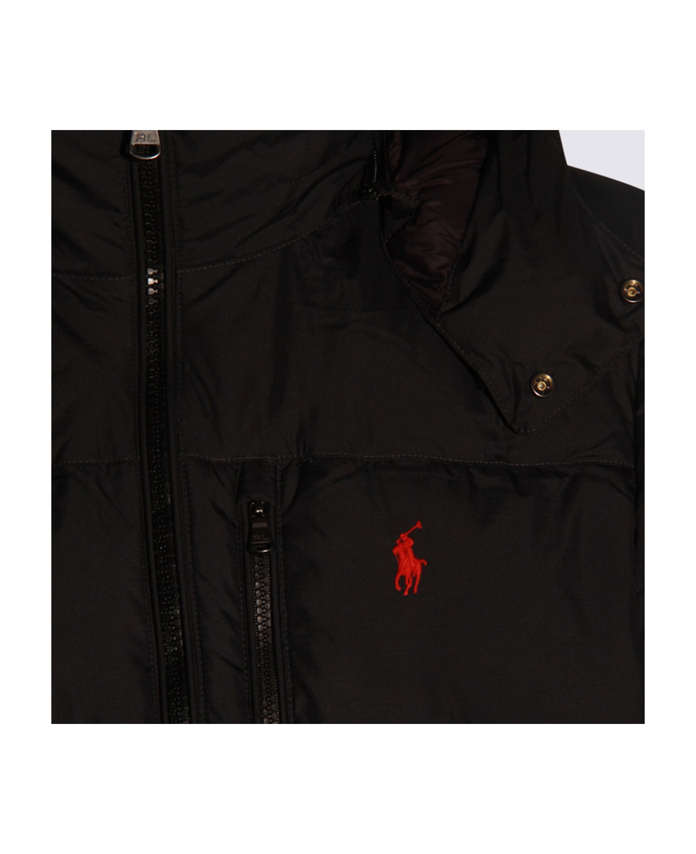Polo Ralph Lauren Black Down Jacket - POLO BLACK