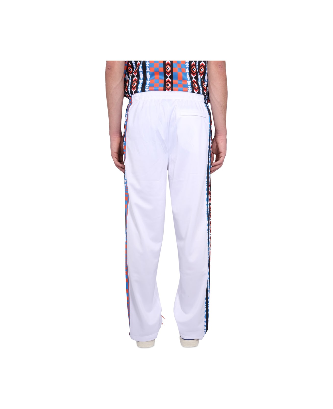 Marcelo Burlon X Kappa Jogging Pants - WHITE