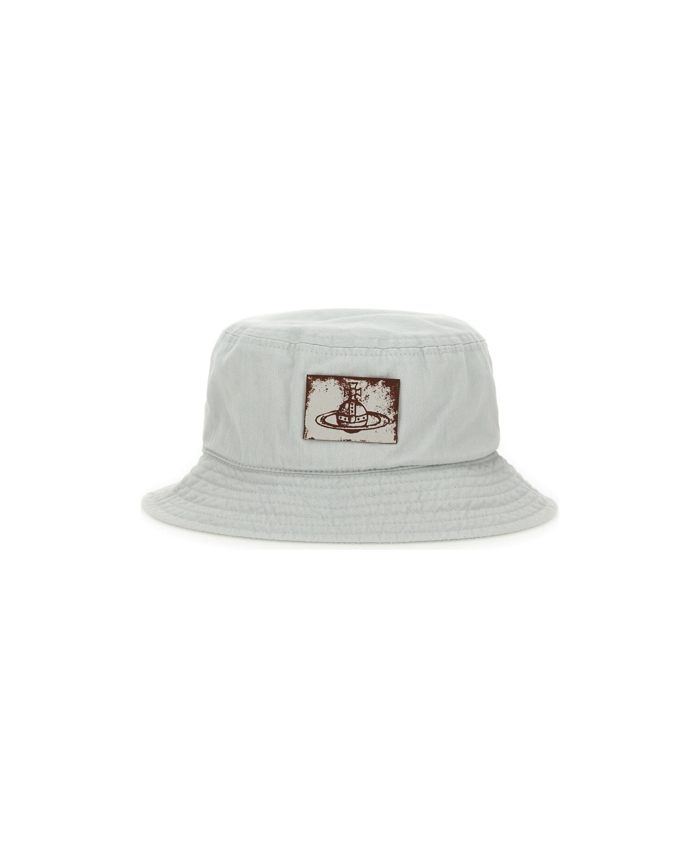 Vivienne Westwood Bucket Hat With Logo - WHITE