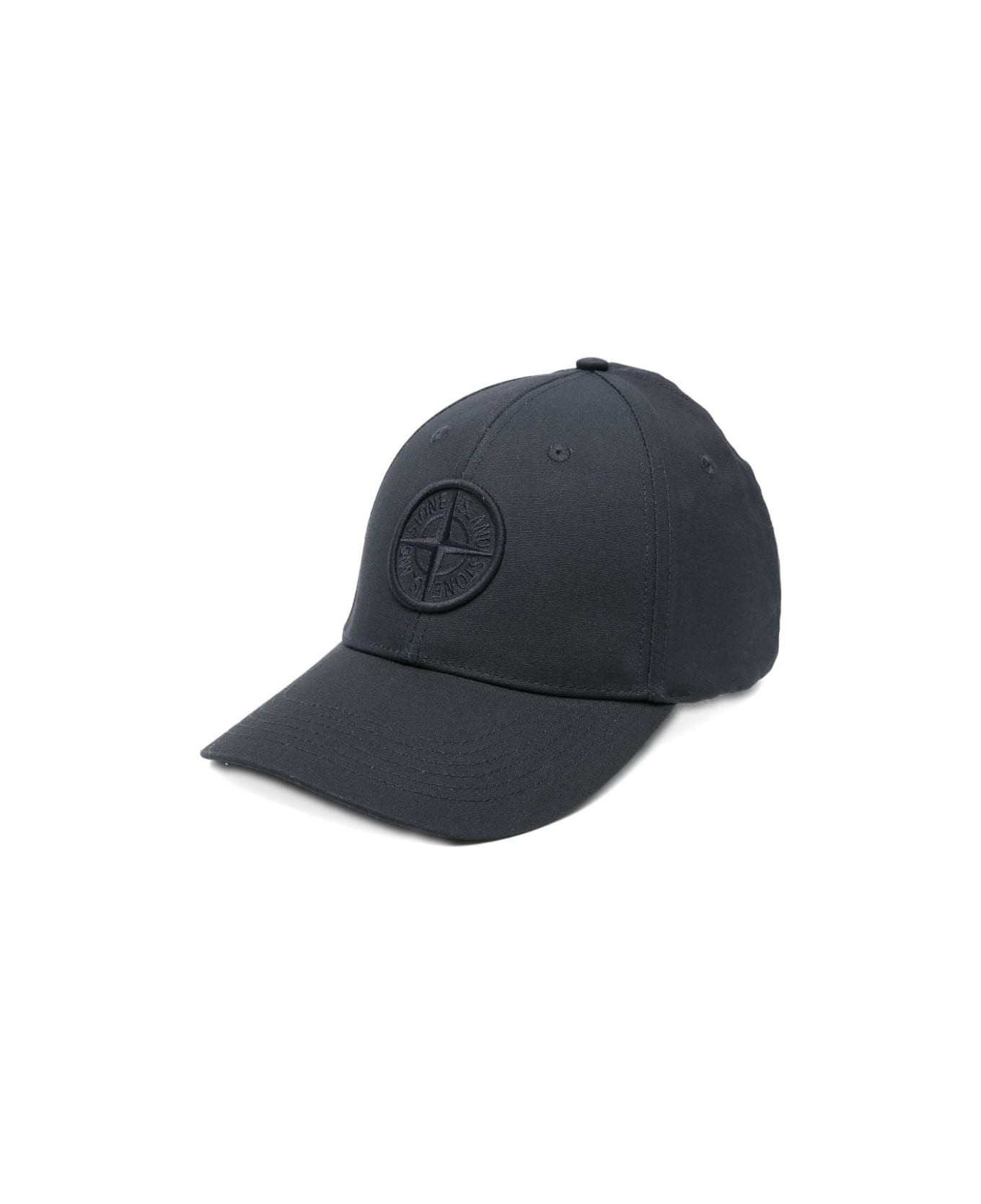 Stone Island Logo Baseball Cap - Blue 帽子