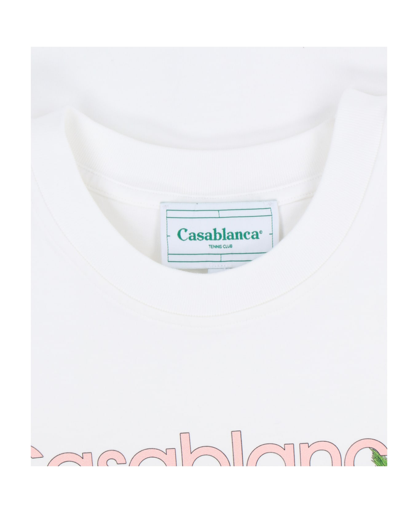 Casablanca 'maison De Reve' T-shirt - WHITE JERSEY MAISON DE REVE