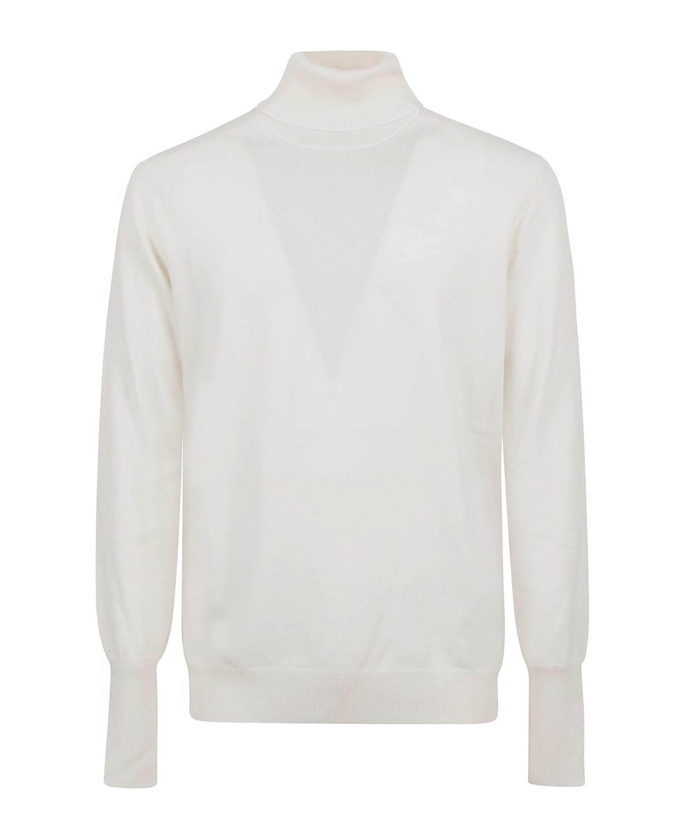 Ballantyne T Neck Pullover - WHITE BUTTER