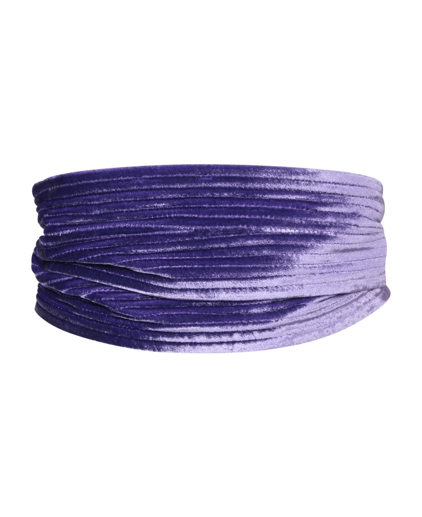 Pierre-Louis Mascia Velvet Purple/lilac Belt - Purple