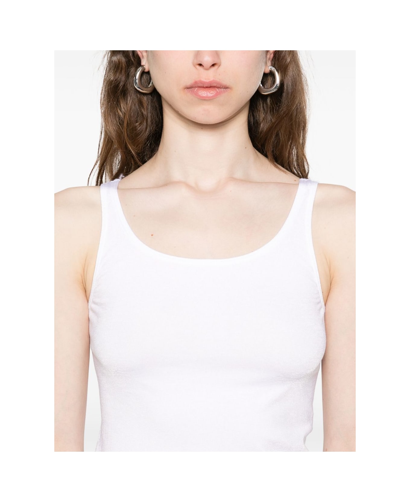 Wolford Coton Blend Tank Top - White