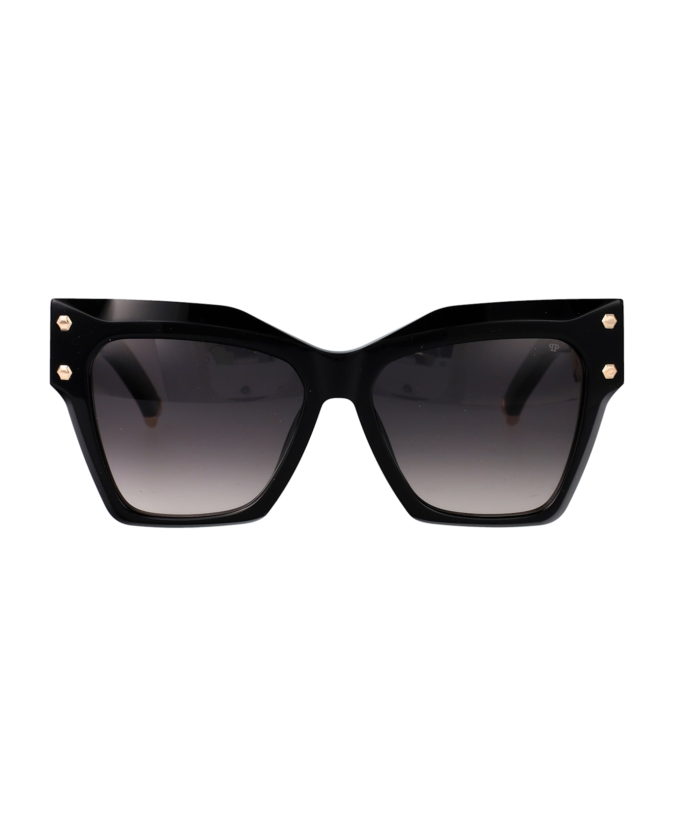 Philipp Plein Iconedge Sunglasses - NERO LUCIDO